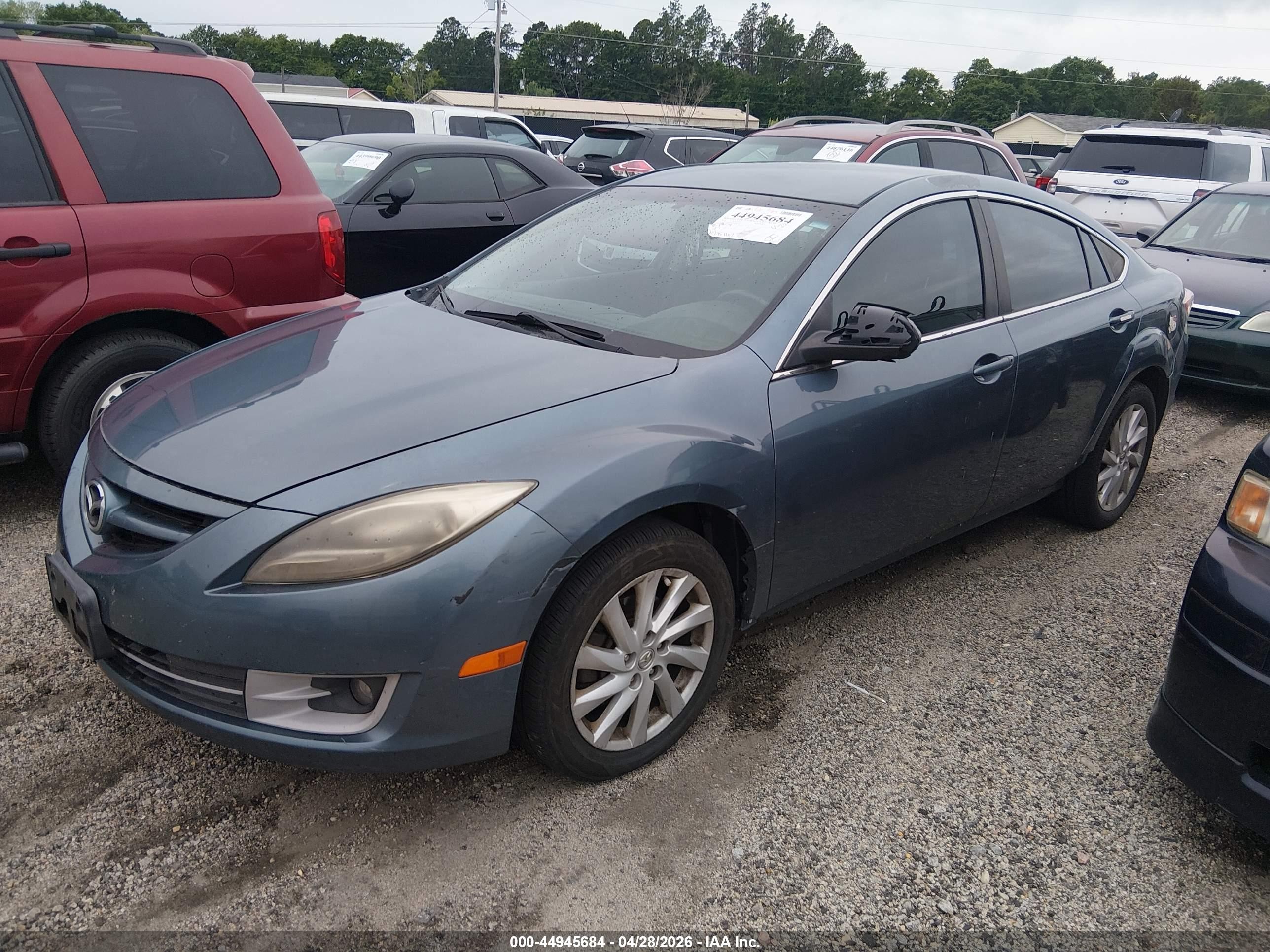 2012 Mazda Mazda6   Gray vin: 1YVHZ8DH5C5M41261