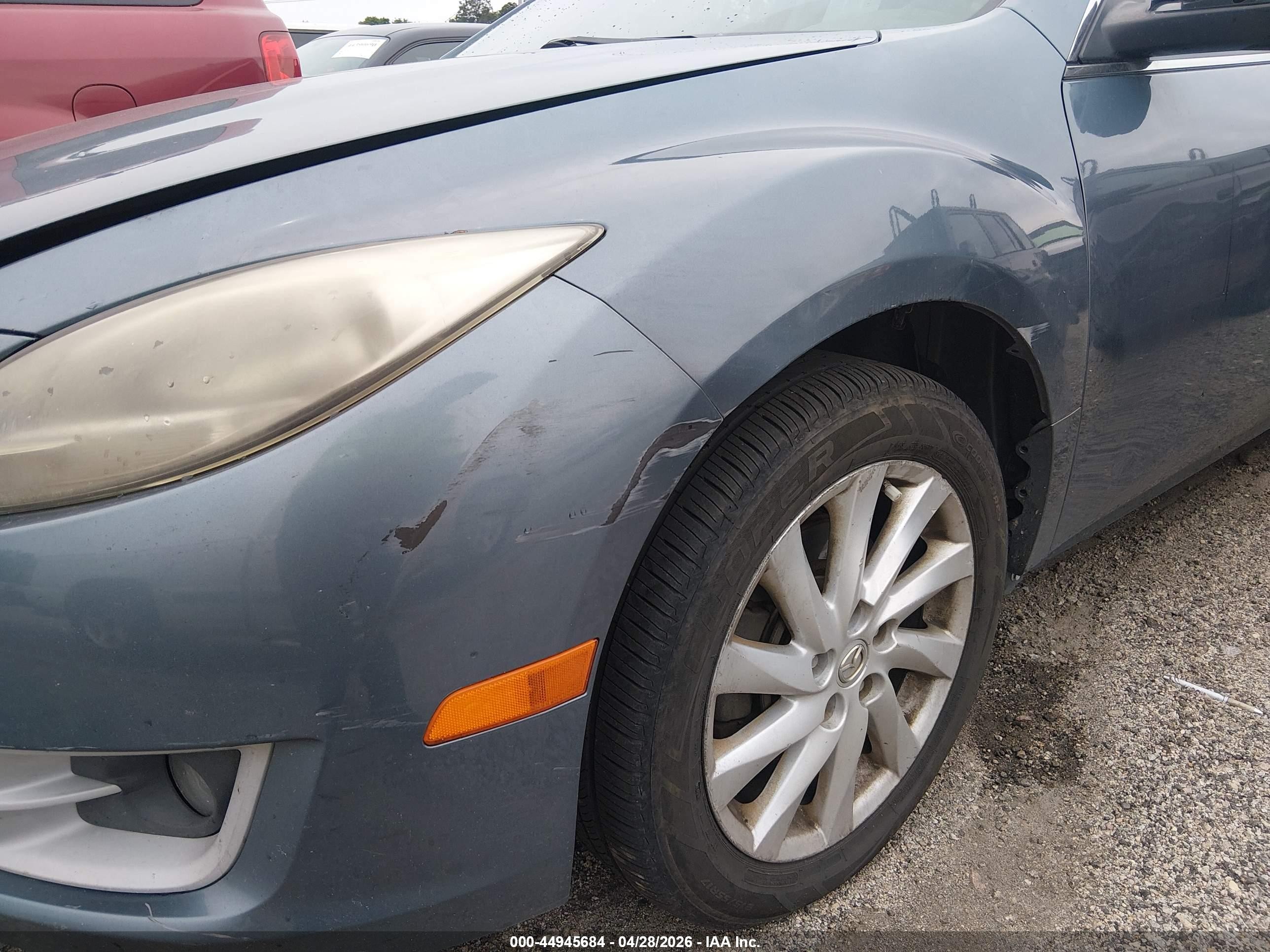 2012 Mazda Mazda6   Gray vin: 1YVHZ8DH5C5M41261
