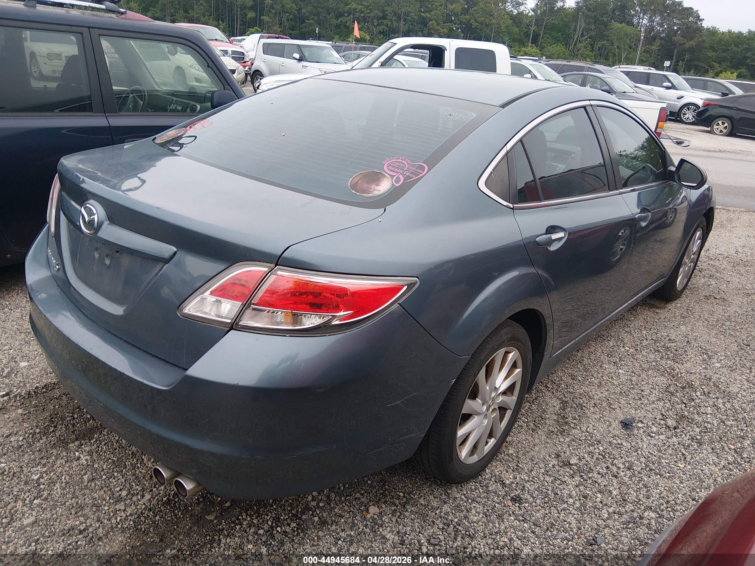 2012 Mazda Mazda6   Gray vin: 1YVHZ8DH5C5M41261