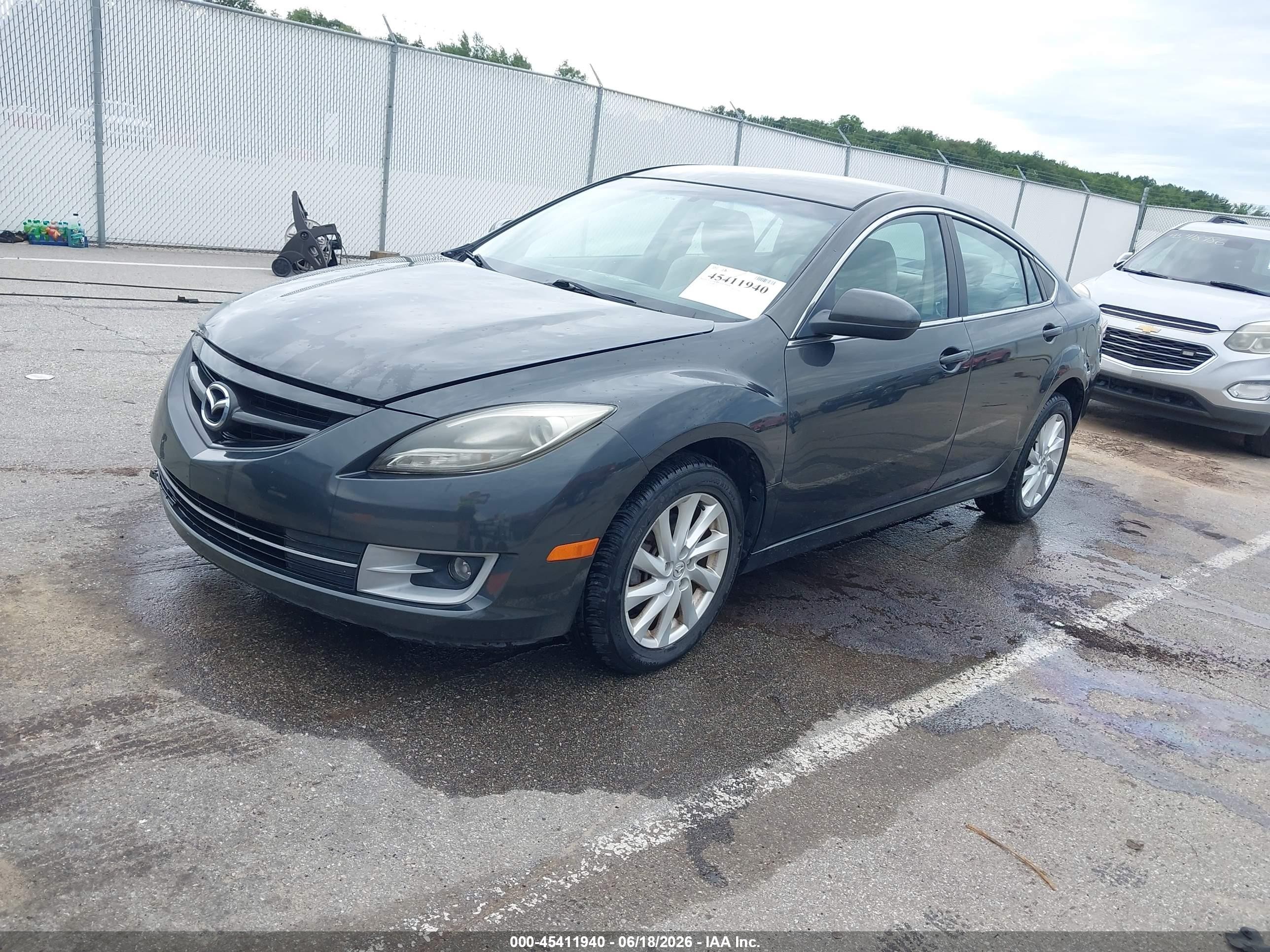 2012 Mazda Mazda6 I Touring Gray vin: 1YVHZ8DH5C5M43527