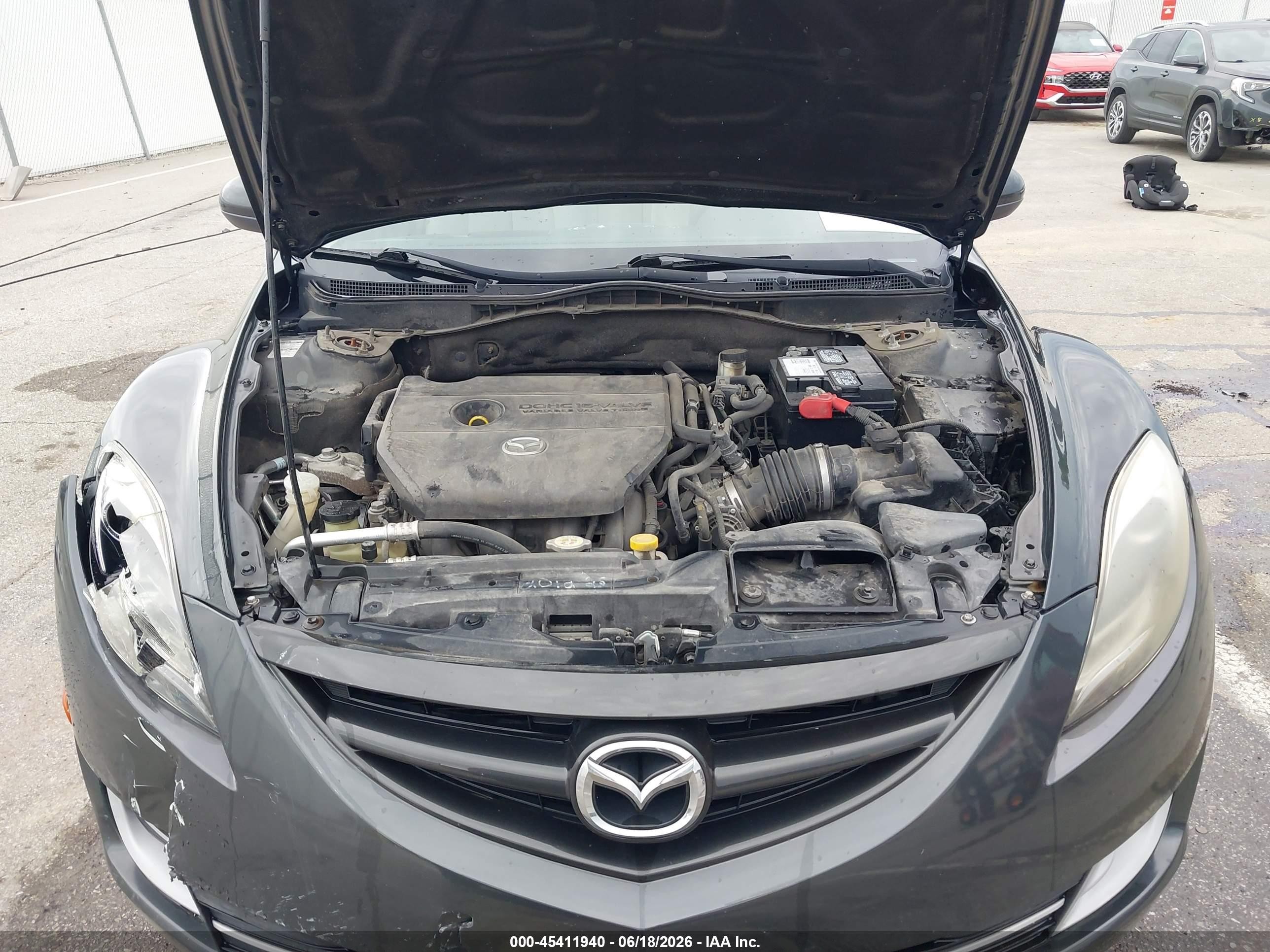 2012 Mazda Mazda6 I Touring Gray vin: 1YVHZ8DH5C5M43527