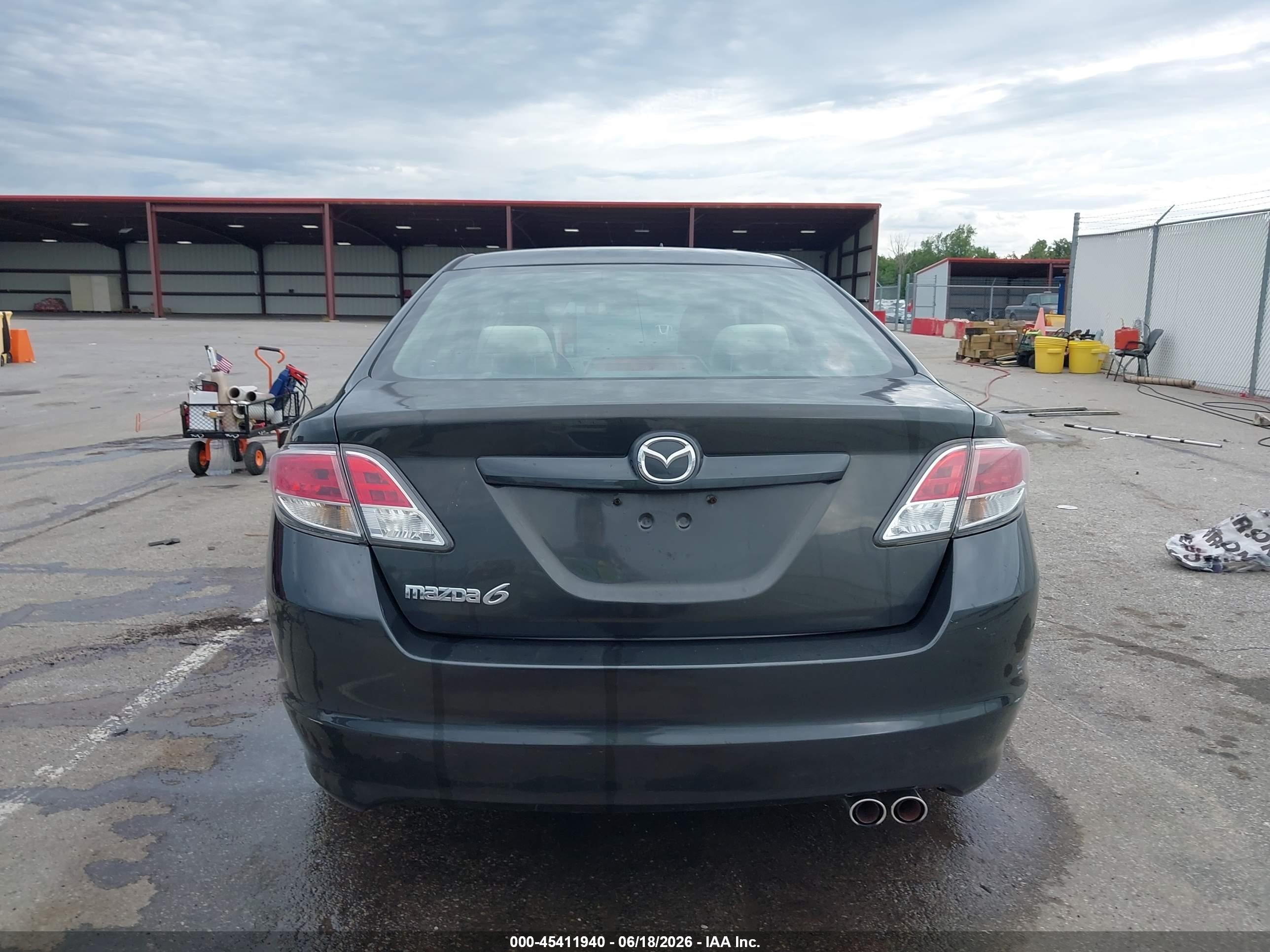 2012 Mazda Mazda6 I Touring Gray vin: 1YVHZ8DH5C5M43527