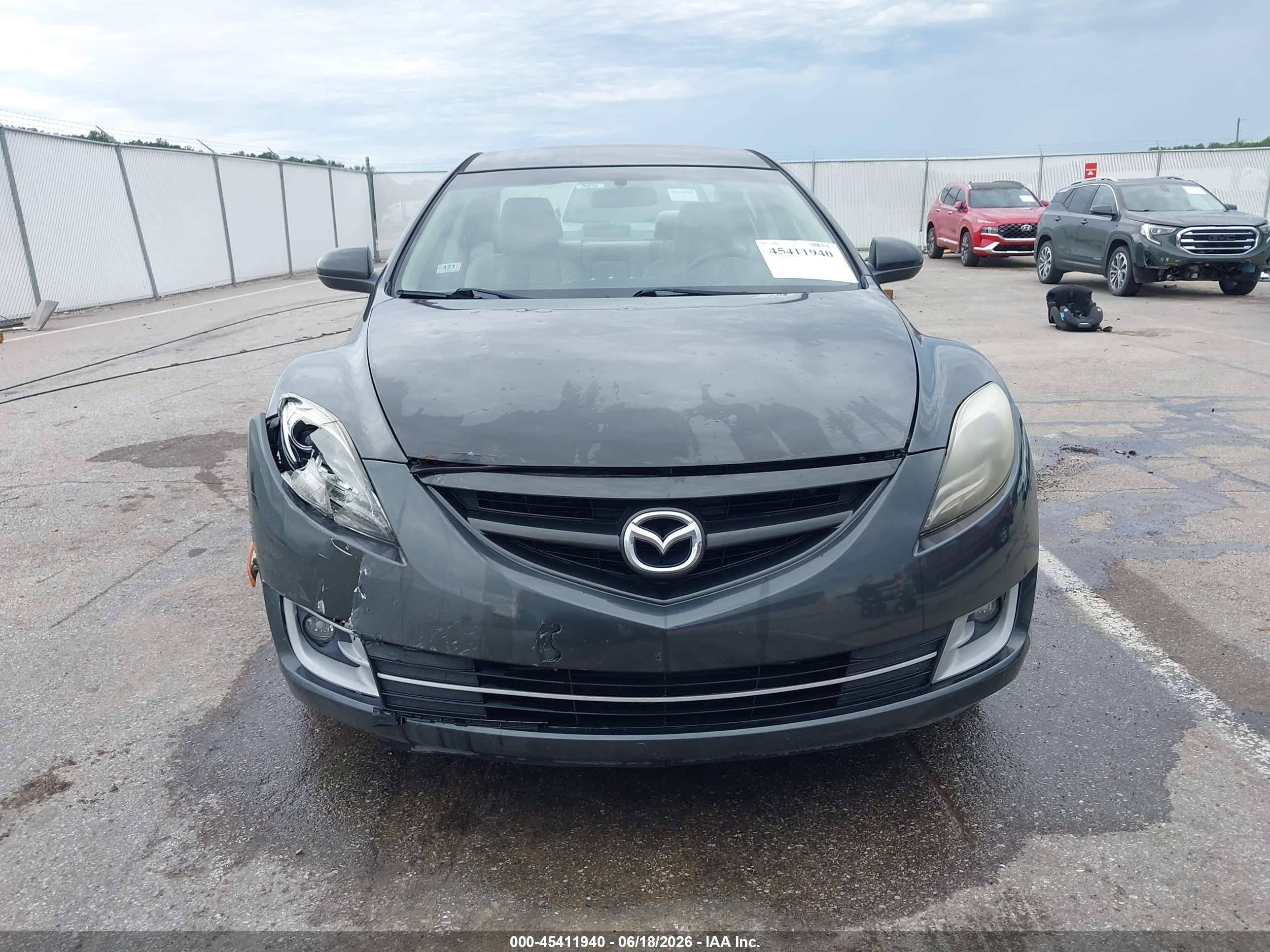 2012 Mazda Mazda6 I Touring Gray vin: 1YVHZ8DH5C5M43527
