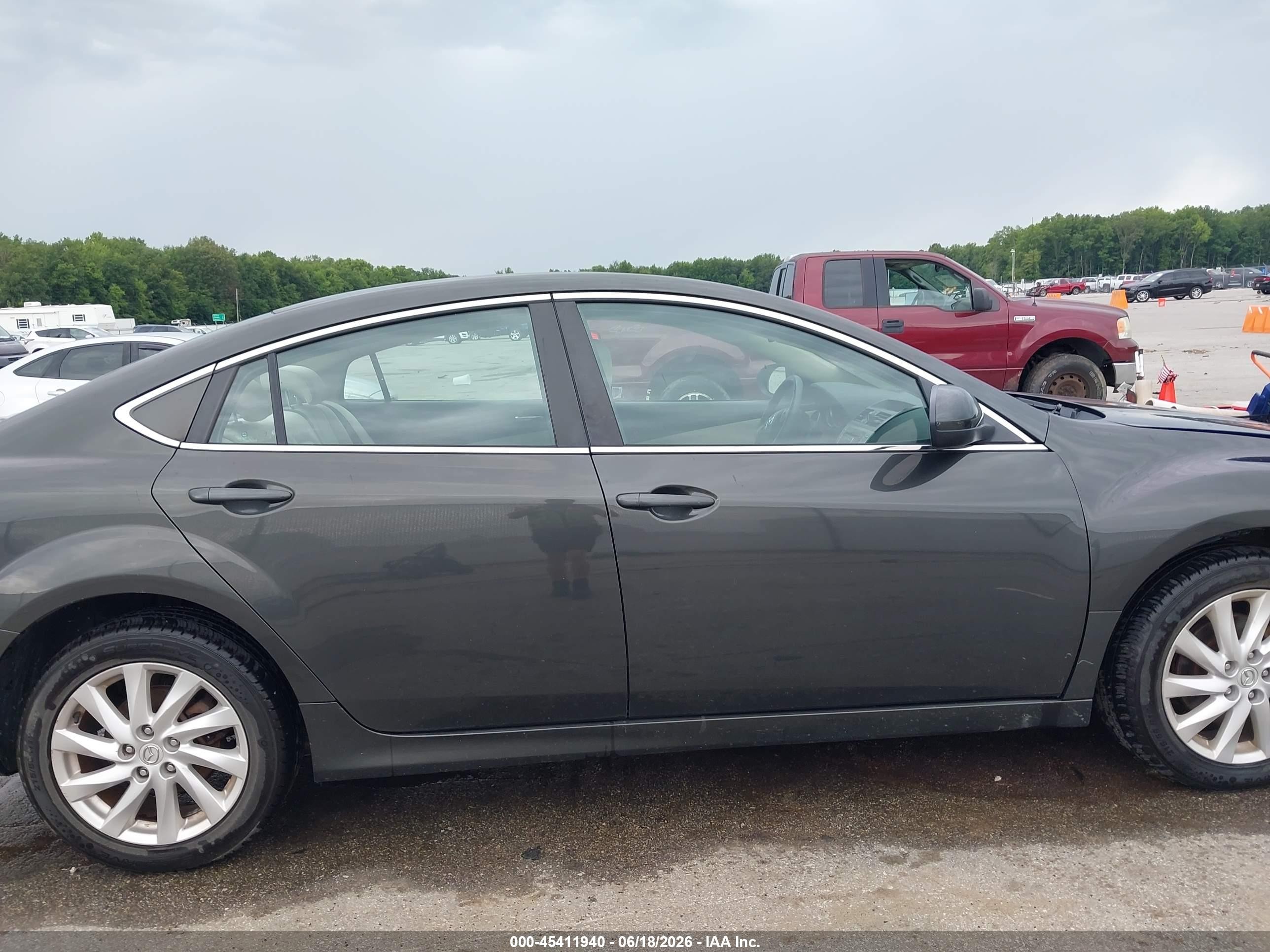 2012 Mazda Mazda6 I Touring Gray vin: 1YVHZ8DH5C5M43527