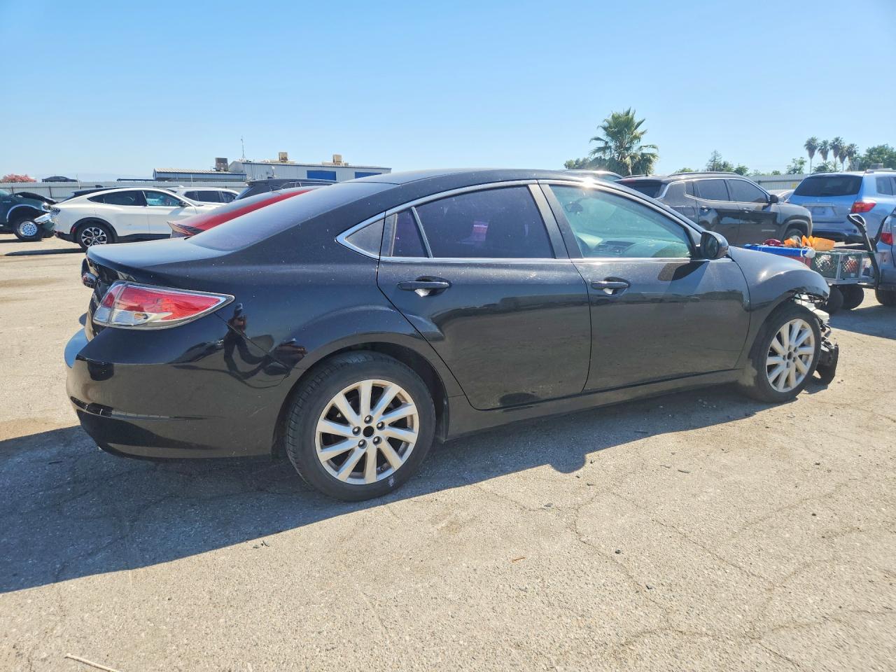 2013 Mazda 6 Touring Black vin: 1YVHZ8DH5D5M07127