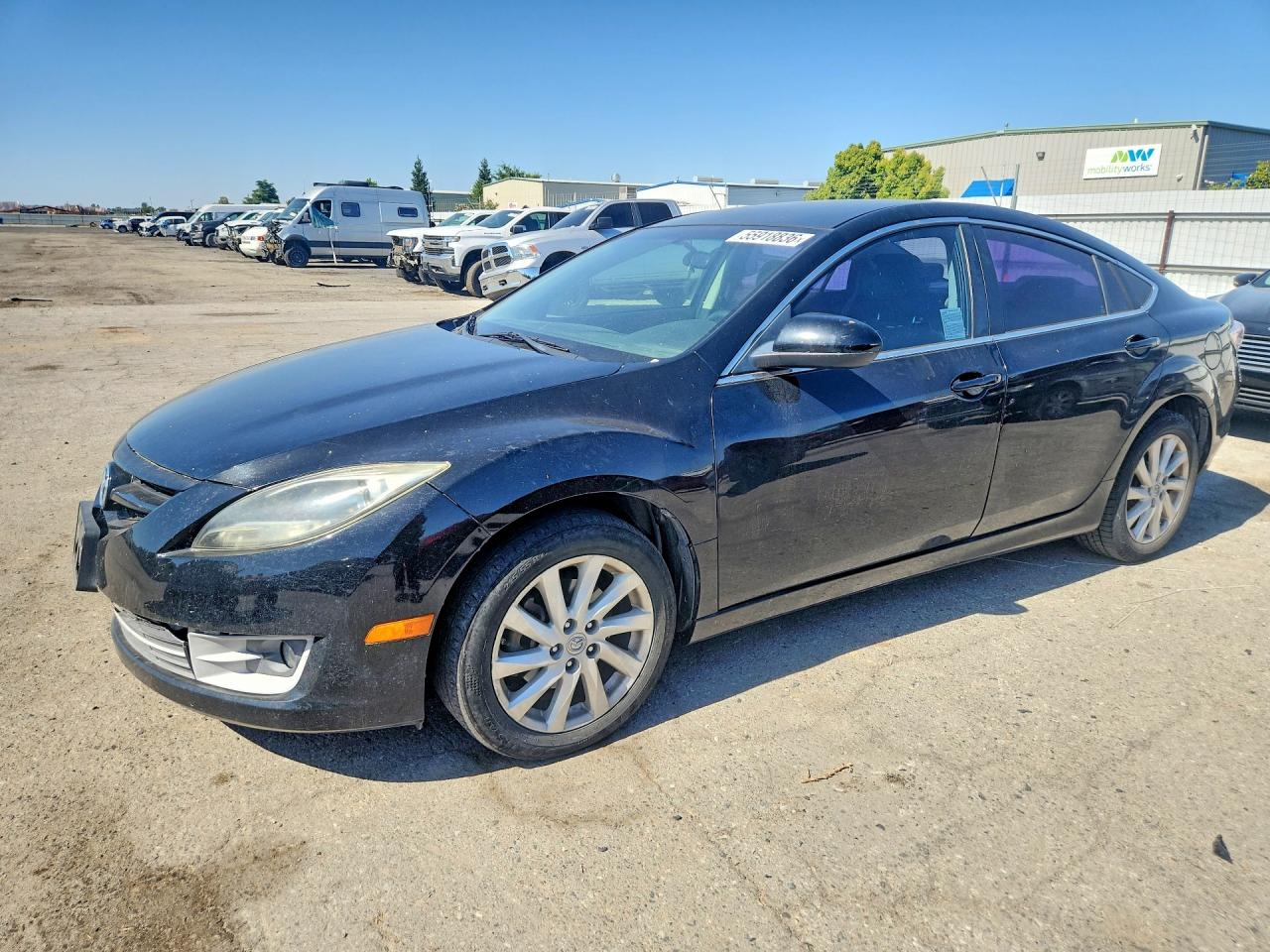 2013 Mazda 6 Touring Black vin: 1YVHZ8DH5D5M07127