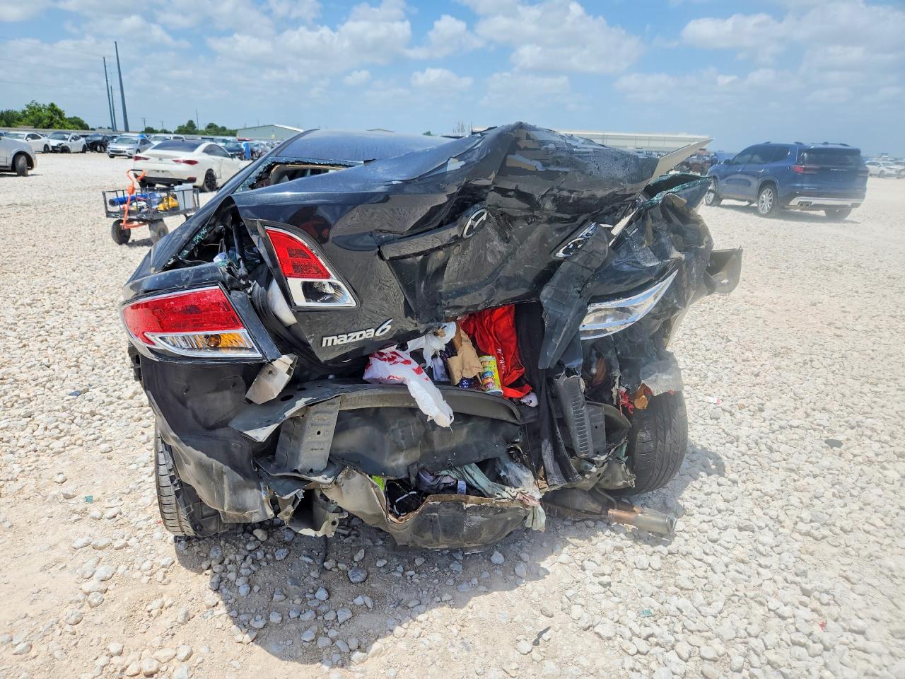 2013 Mazda 6 Черный vin: 1YVHZ8DH5D5M10495