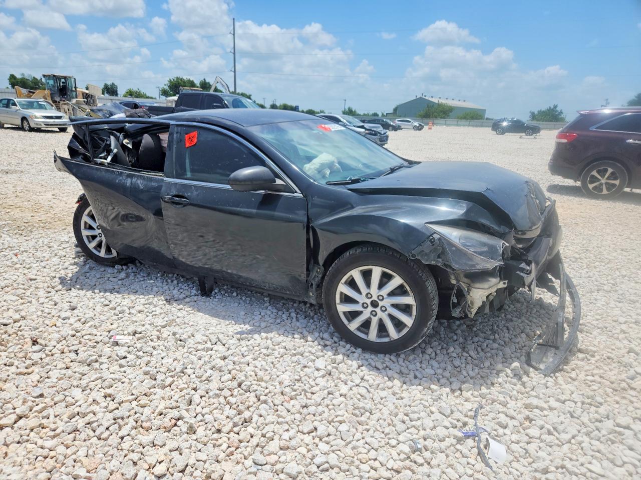 2013 Mazda 6 Черный vin: 1YVHZ8DH5D5M10495