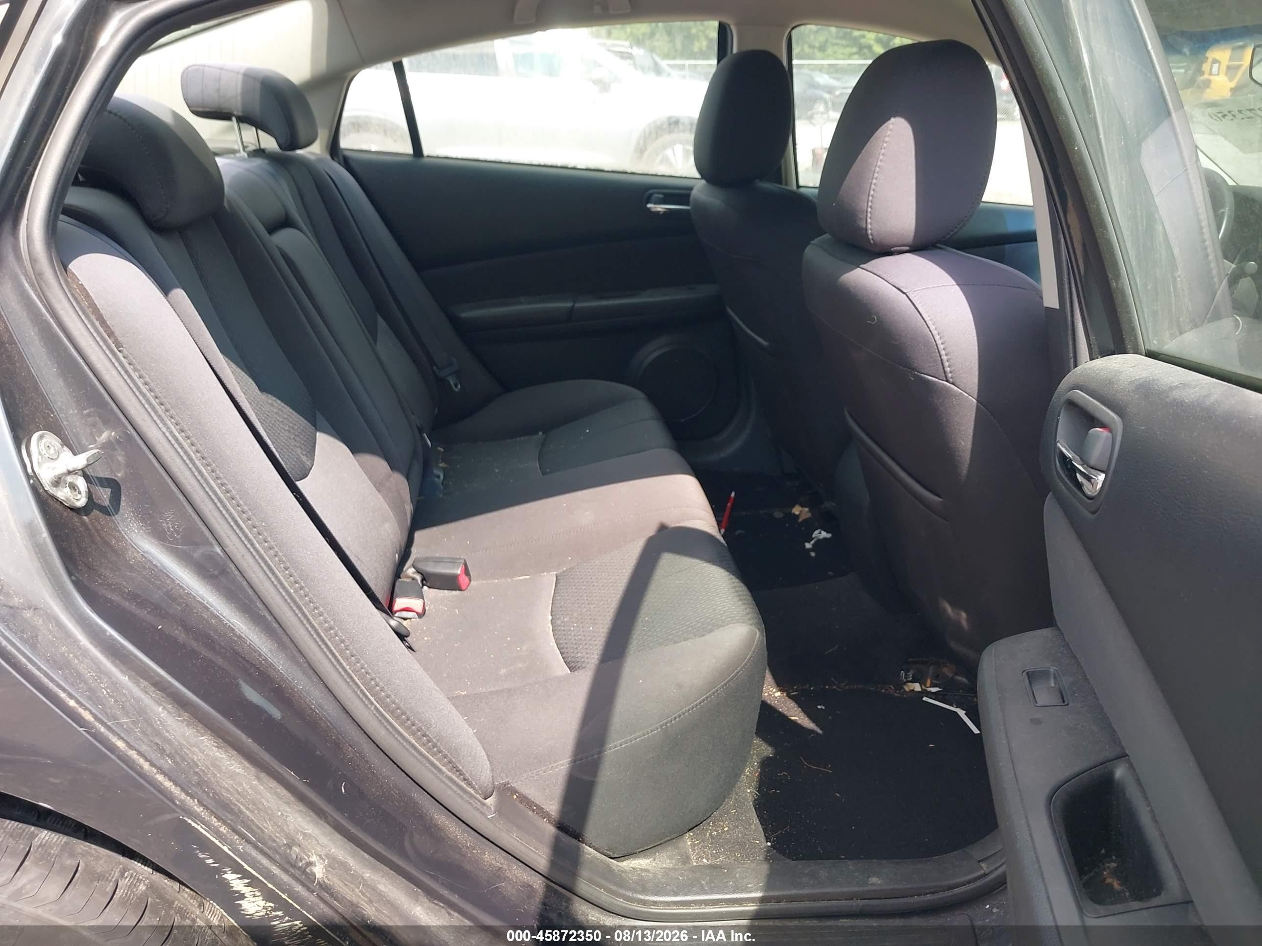 2013 Mazda Mazda6 I Touring Black vin: 1YVHZ8DH5D5M10867