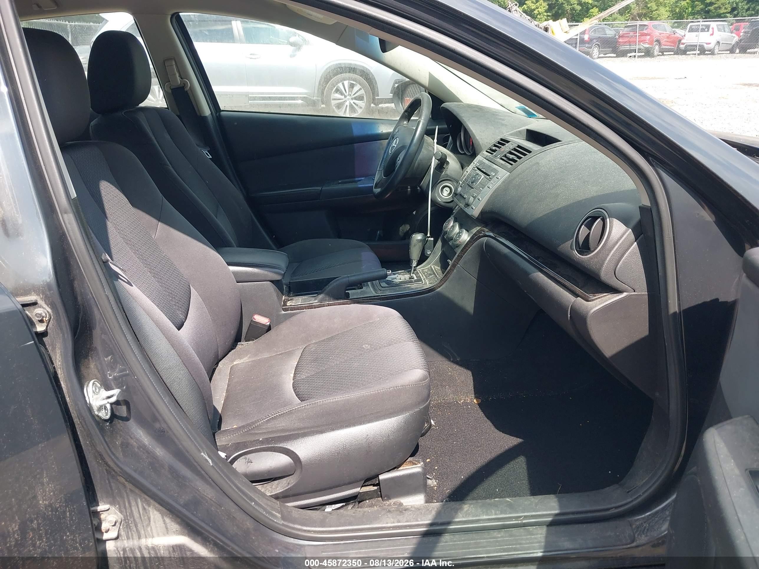 2013 Mazda Mazda6 I Touring Black vin: 1YVHZ8DH5D5M10867