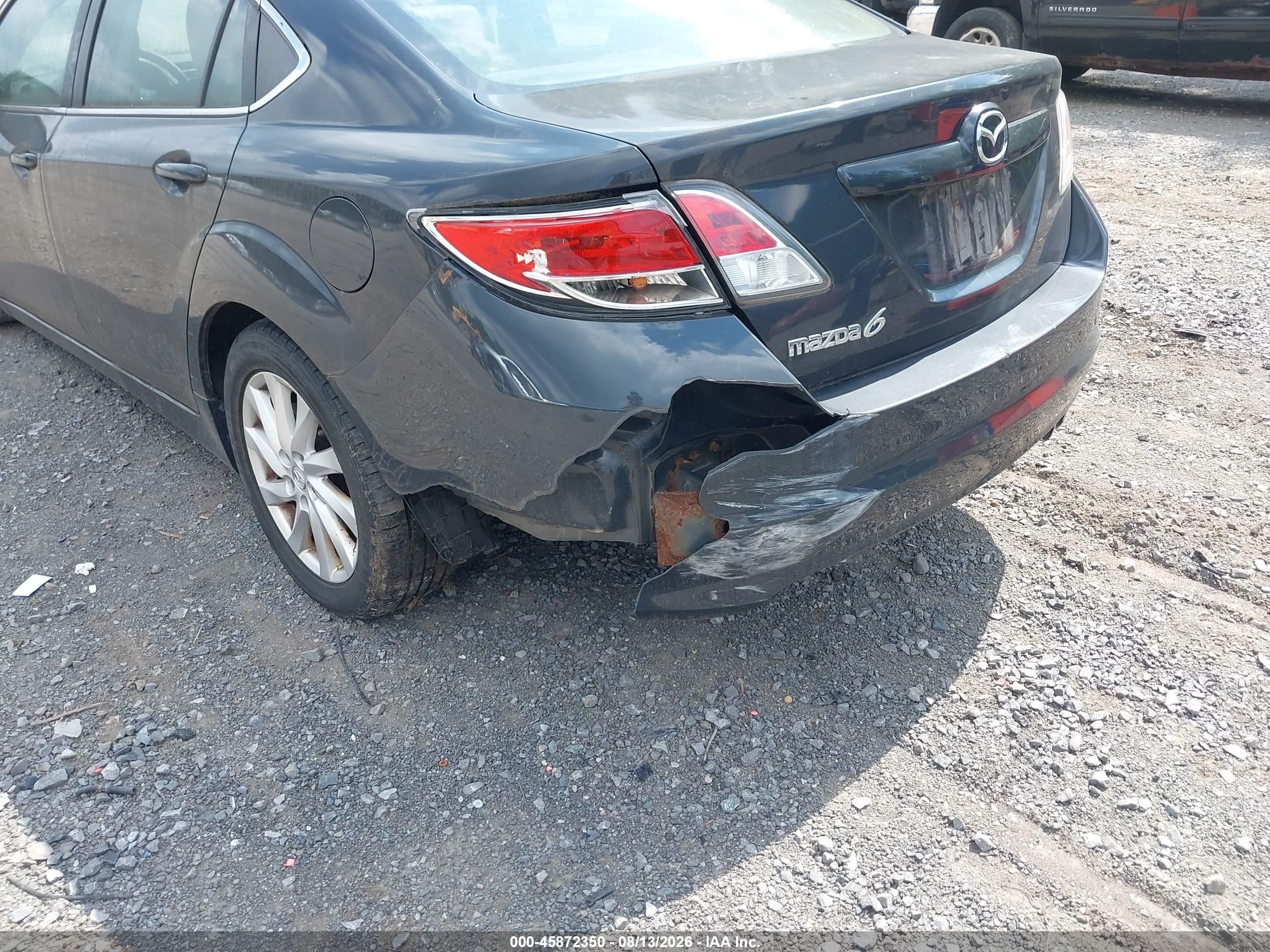2013 Mazda Mazda6 I Touring Black vin: 1YVHZ8DH5D5M10867