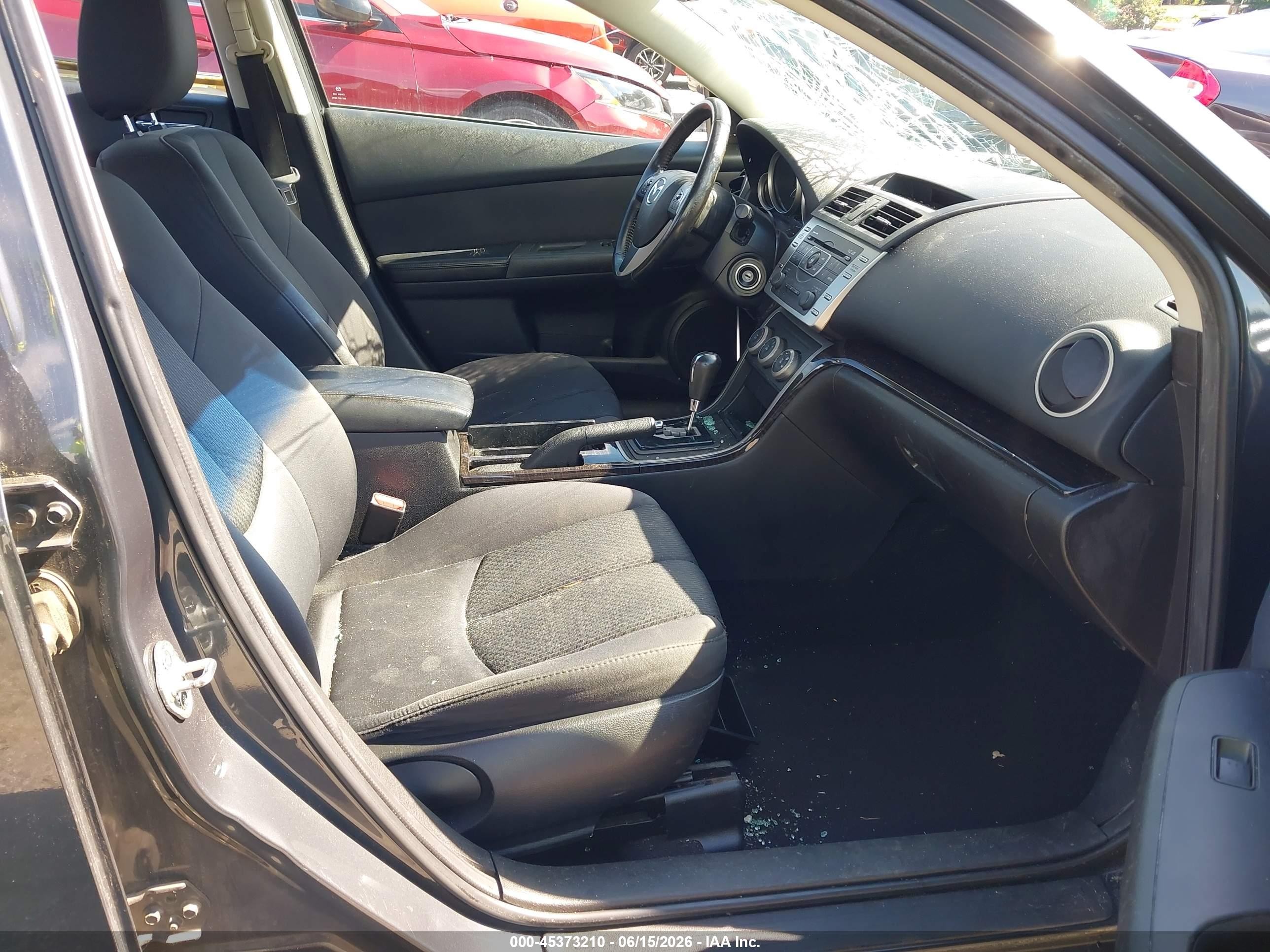 2012 Mazda Mazda6 I Touring Gray vin: 1YVHZ8DH6C5M16062