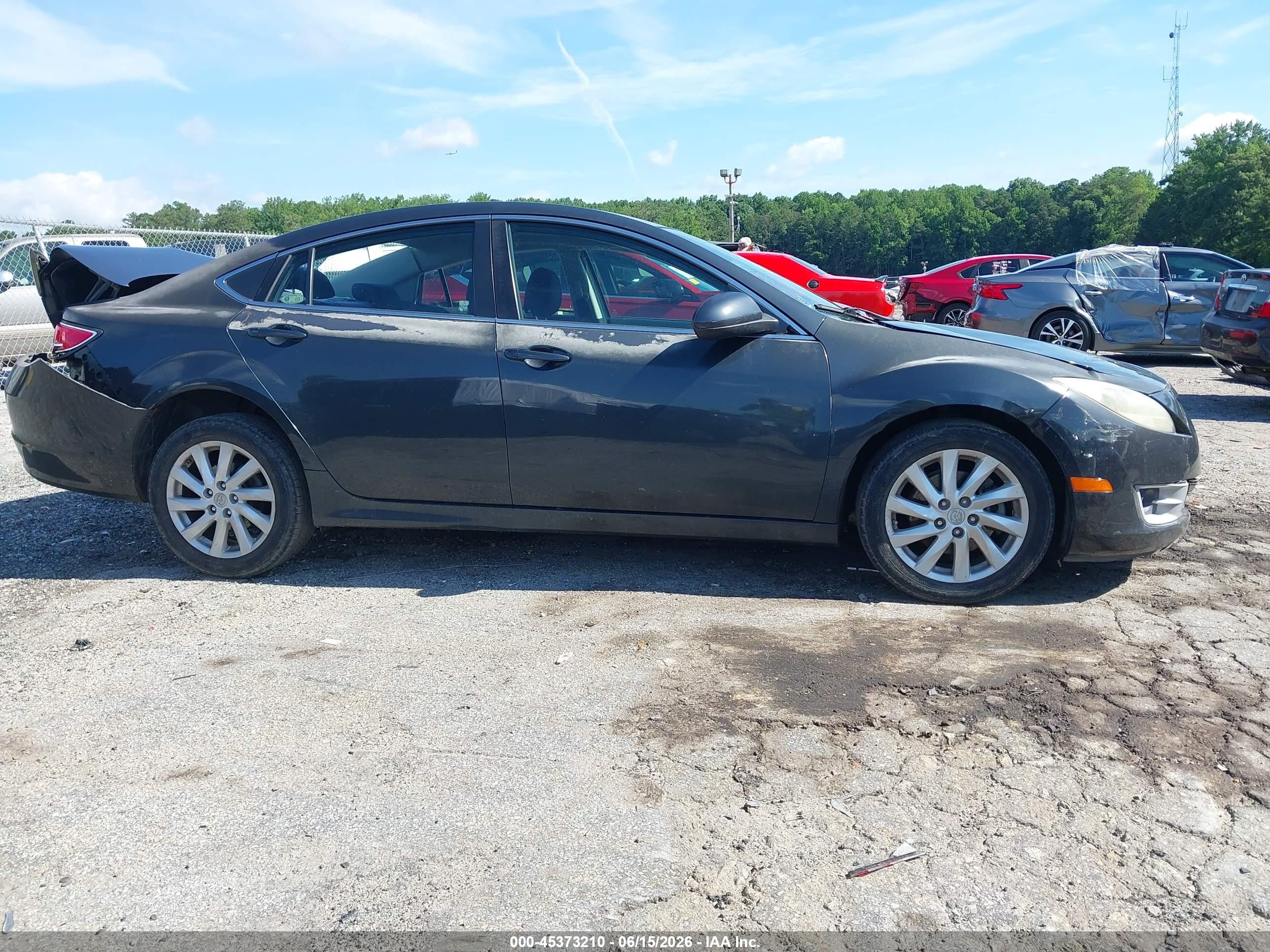 2012 Mazda Mazda6 I Touring Gray vin: 1YVHZ8DH6C5M16062