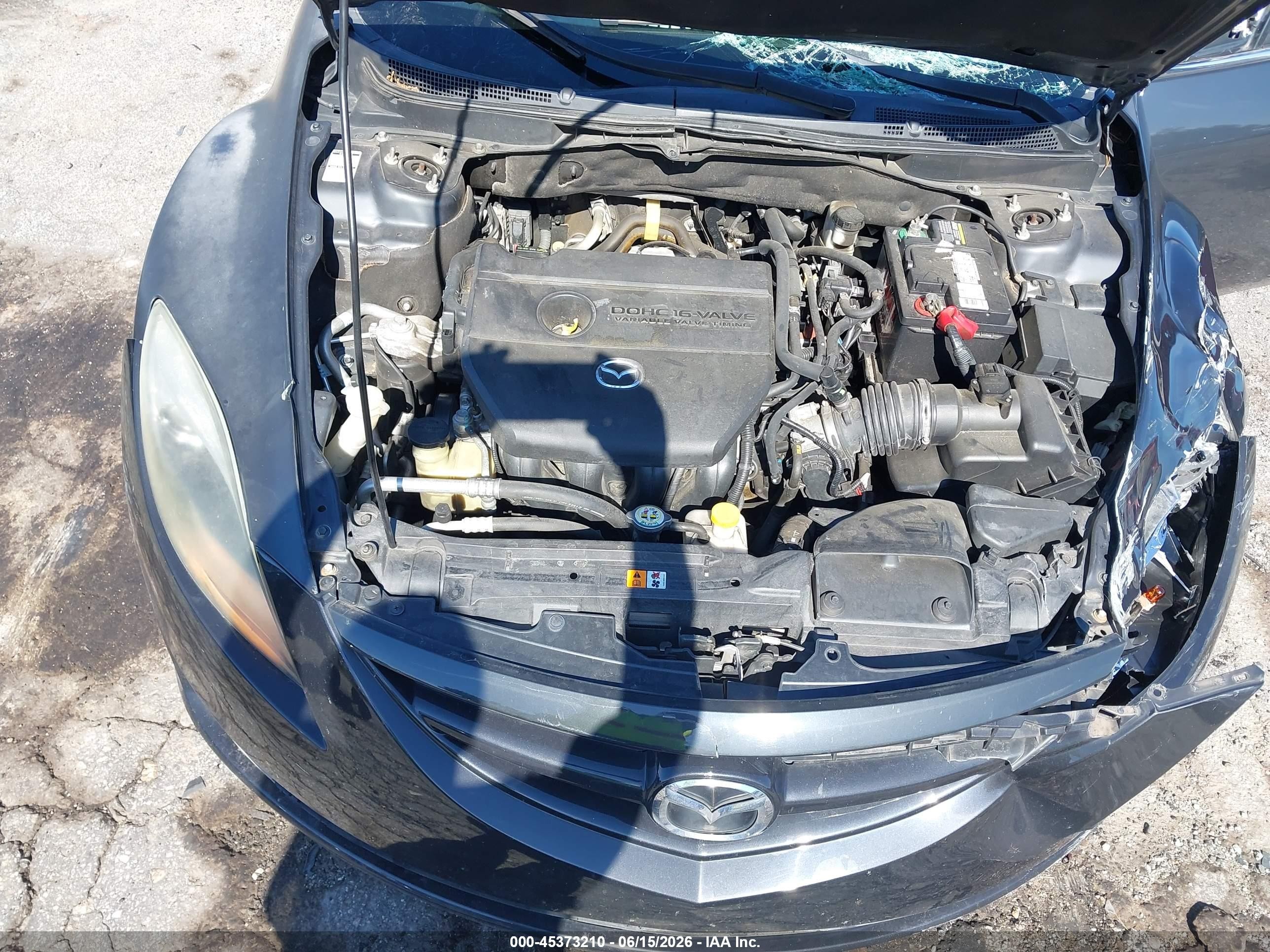 2012 Mazda Mazda6 I Touring Gray vin: 1YVHZ8DH6C5M16062