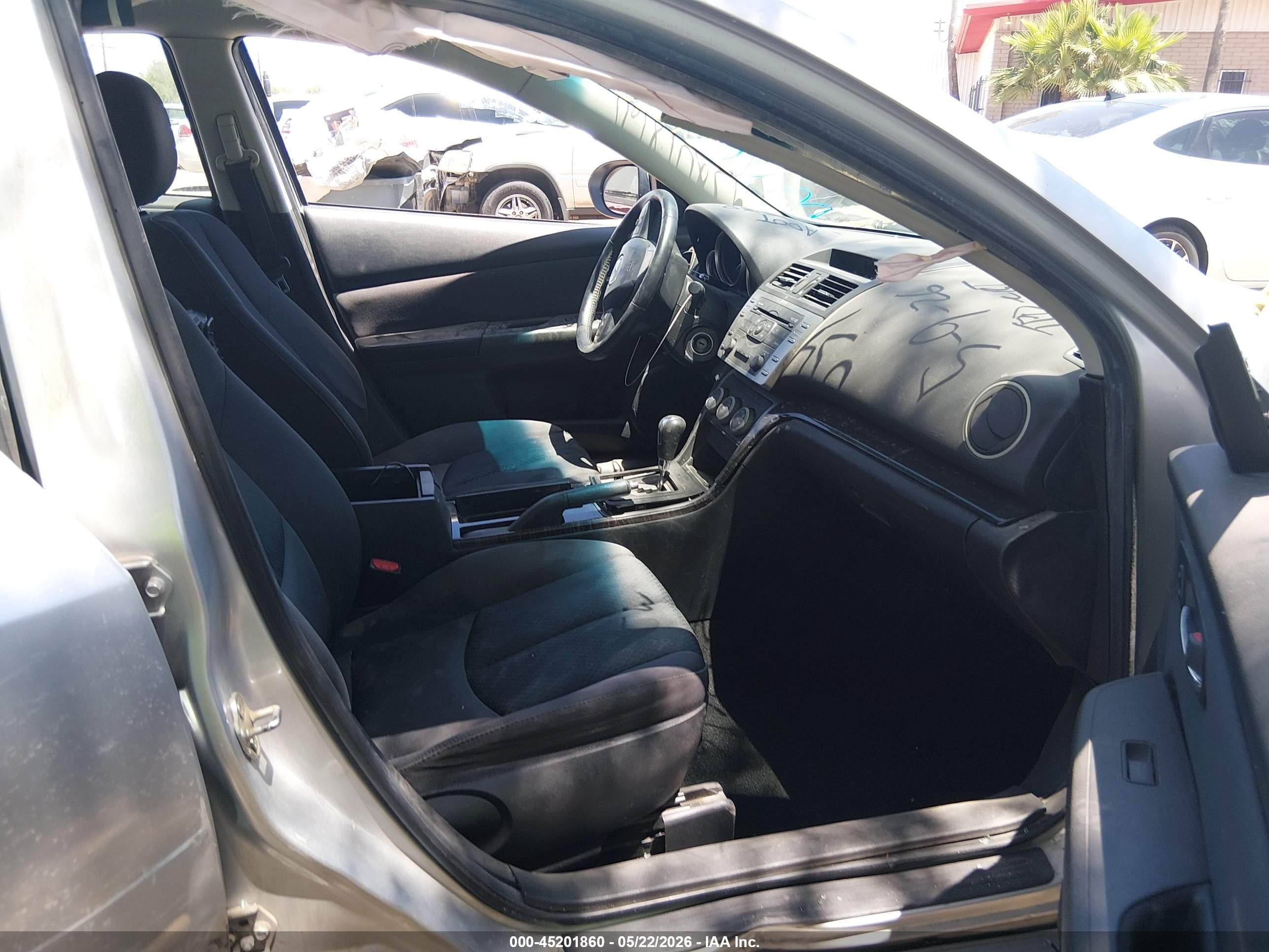2012 Mazda Mazda6 I Touring Silver vin: 1YVHZ8DH6C5M17406