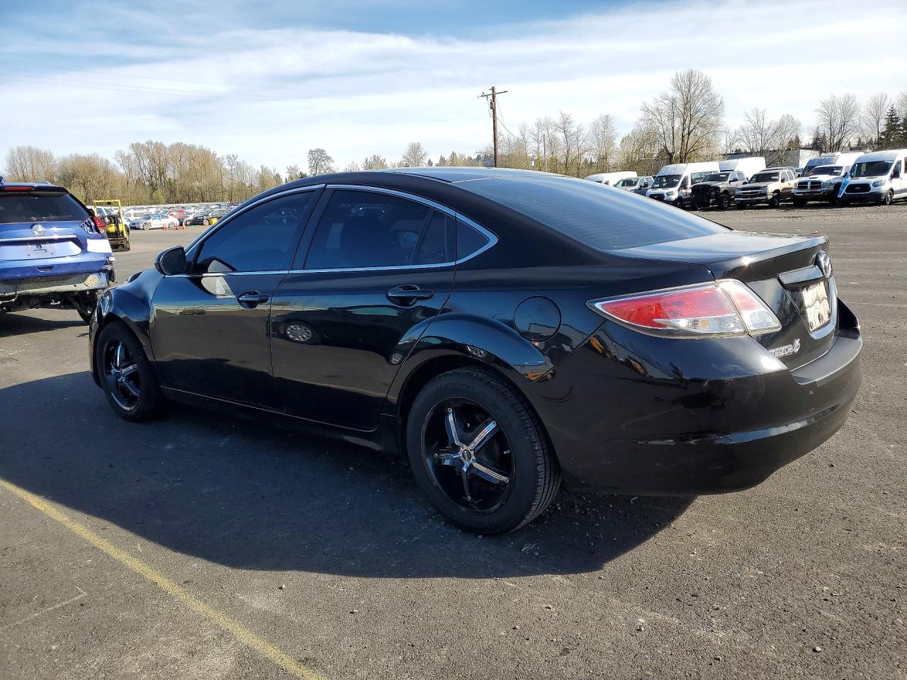 2012 Mazda 6 I Black vin: 1YVHZ8DH6C5M33007