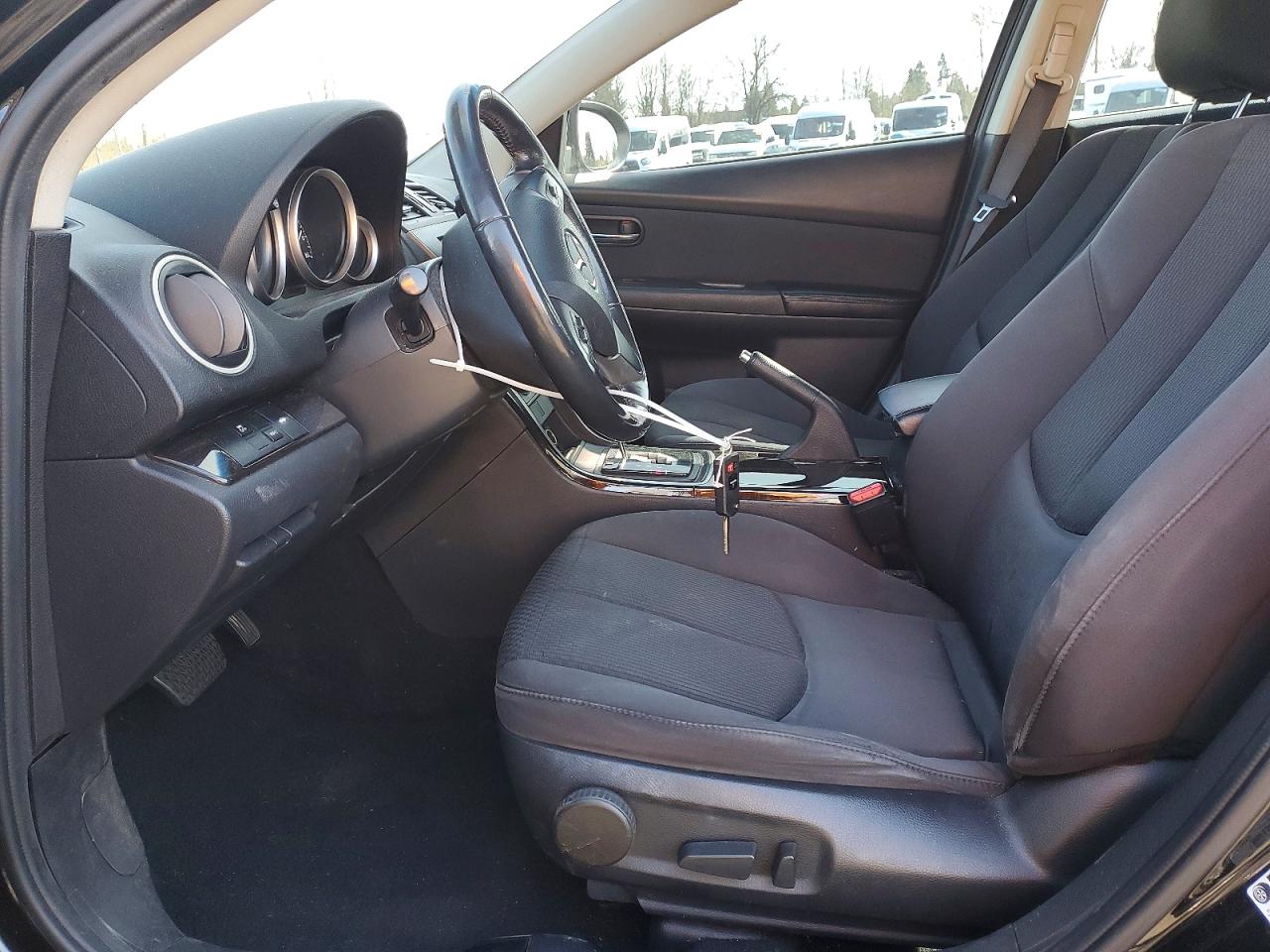 2012 Mazda 6 I Black vin: 1YVHZ8DH6C5M33007
