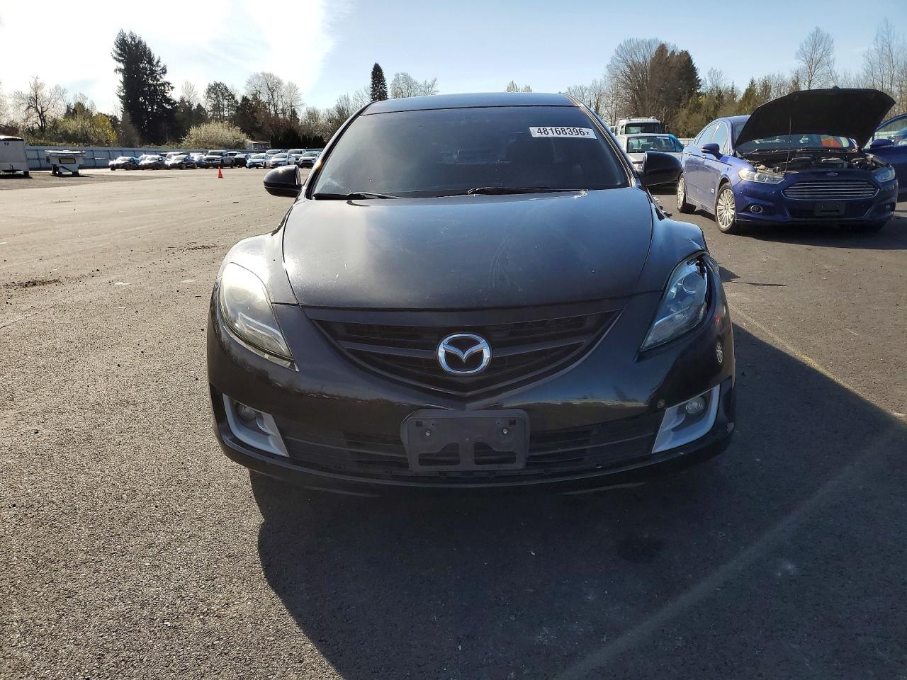 2012 Mazda 6 I Black vin: 1YVHZ8DH6C5M33007