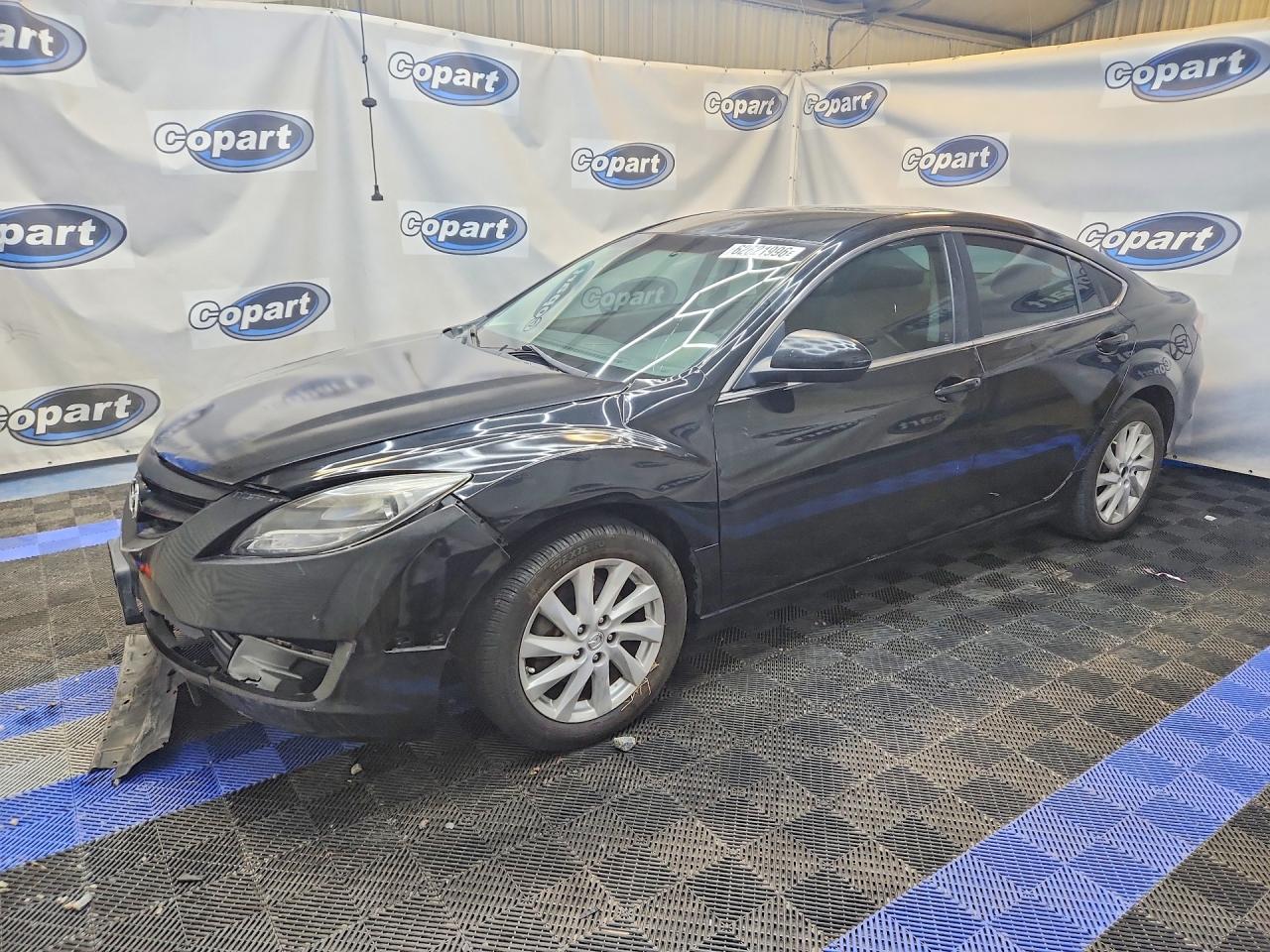 2012 Mazda 6 I Black vin: 1YVHZ8DH7C5M20430