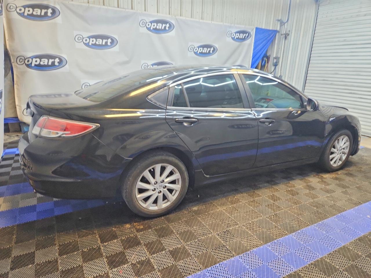 2012 Mazda 6 I Black vin: 1YVHZ8DH7C5M20430