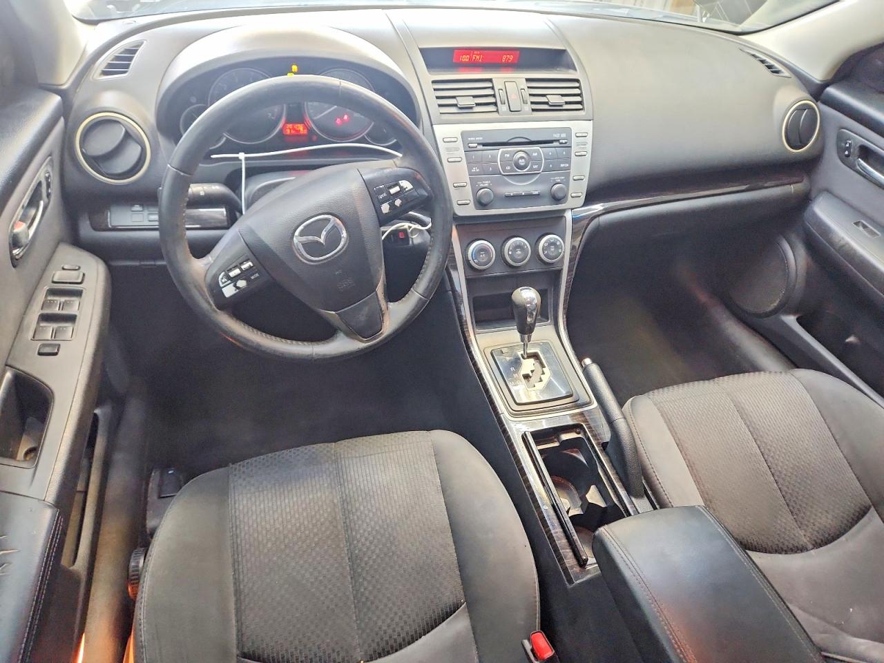 2012 Mazda 6 I Black vin: 1YVHZ8DH7C5M20430