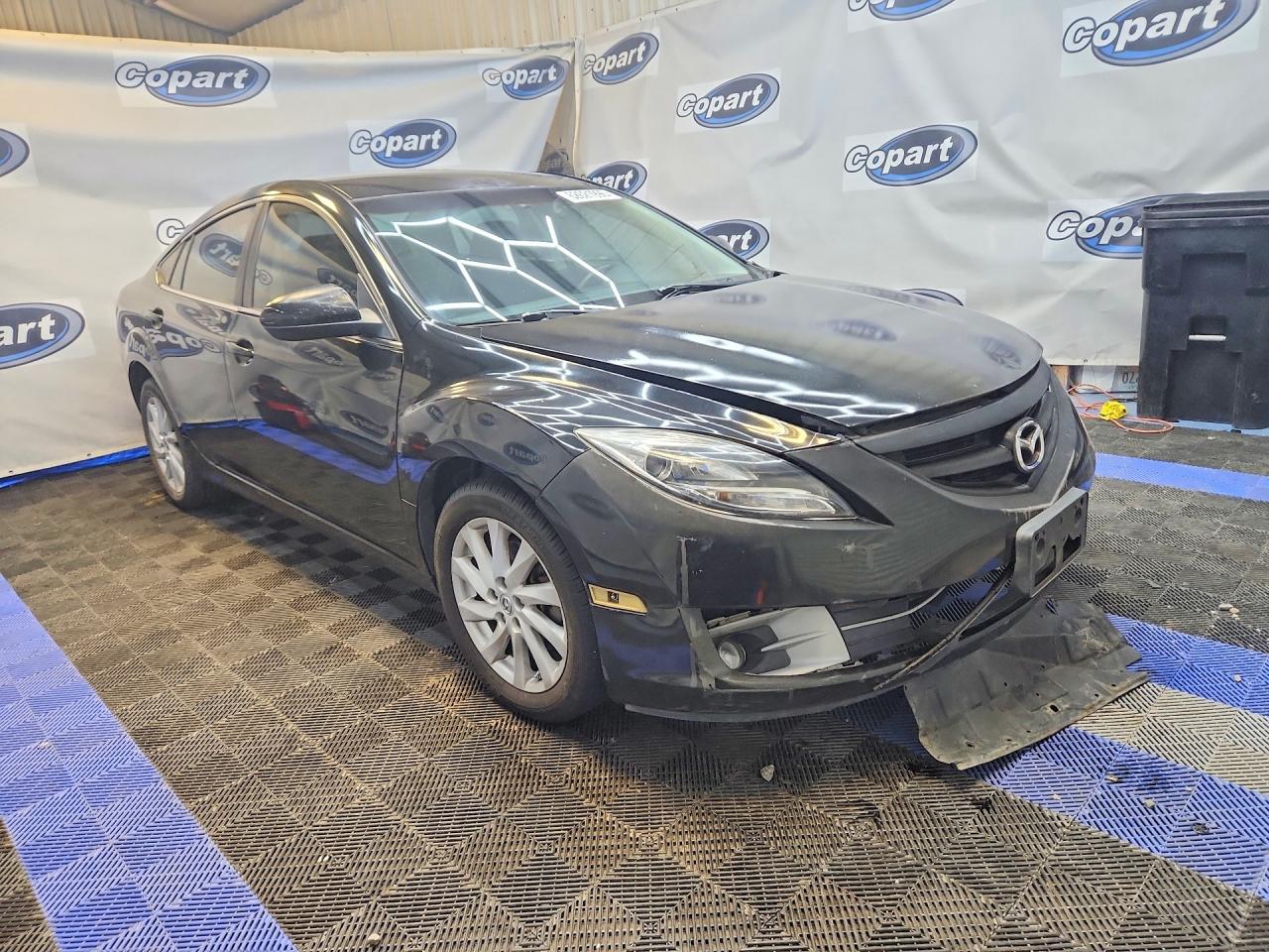 2012 Mazda 6 I Black vin: 1YVHZ8DH7C5M20430