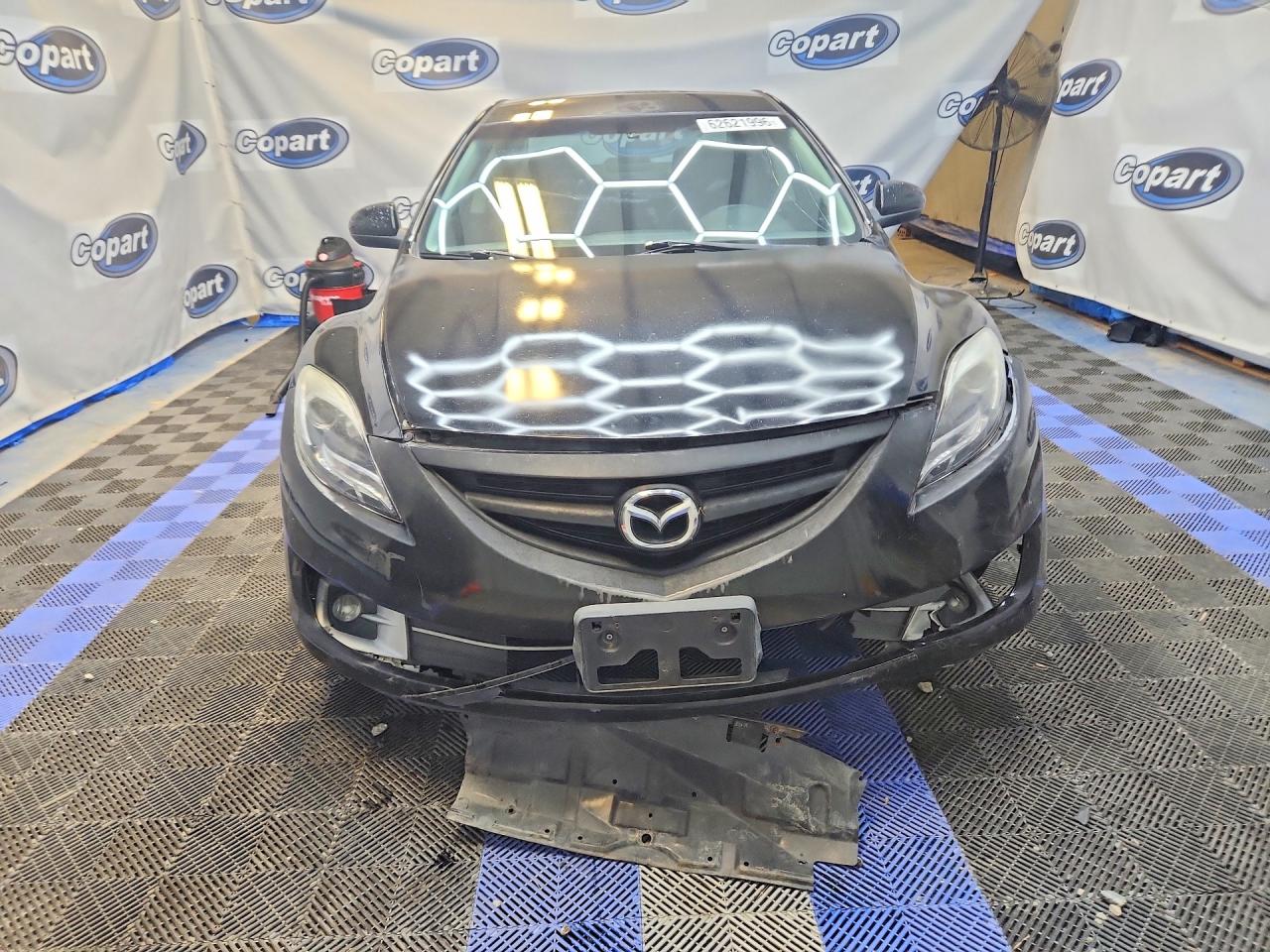 2012 Mazda 6 I Black vin: 1YVHZ8DH7C5M20430