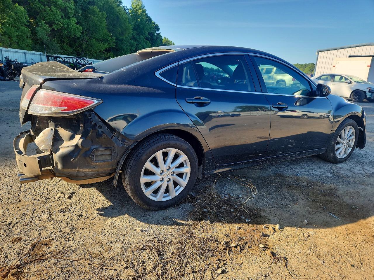 2012 Mazda 6 I Gray vin: 1YVHZ8DH7C5M22498