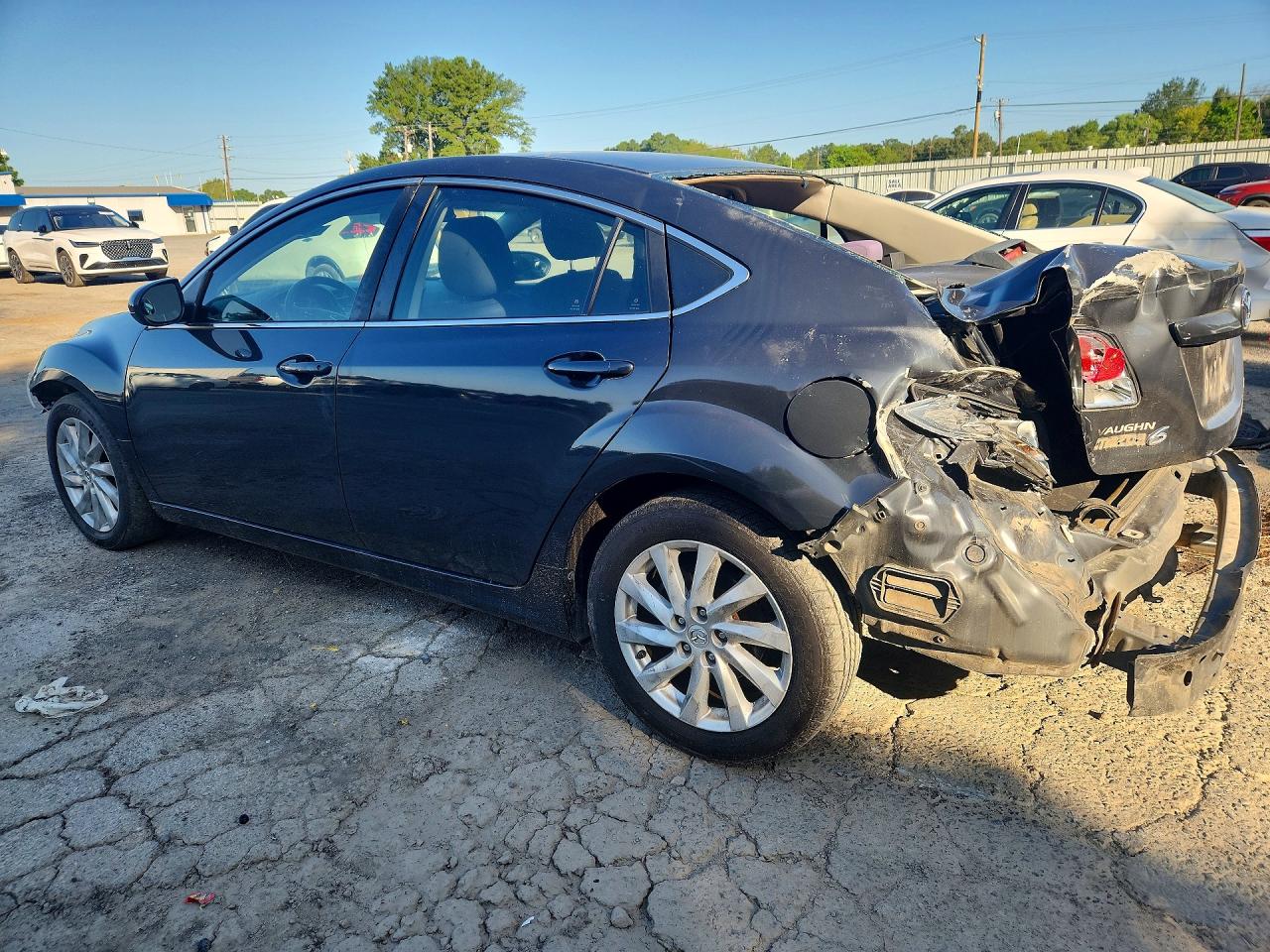 2012 Mazda 6 I Gray vin: 1YVHZ8DH7C5M22498