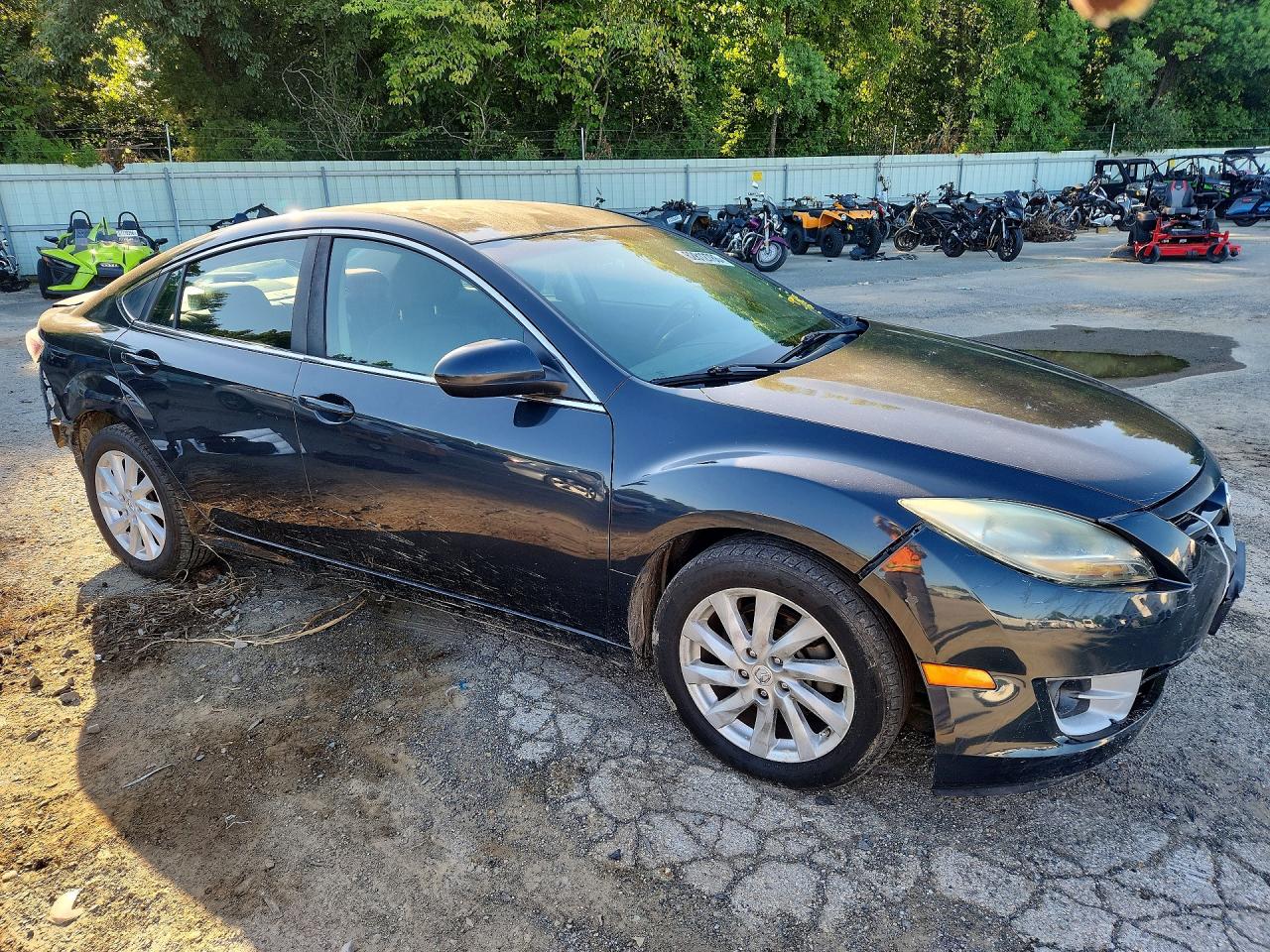 2012 Mazda 6 I Gray vin: 1YVHZ8DH7C5M22498