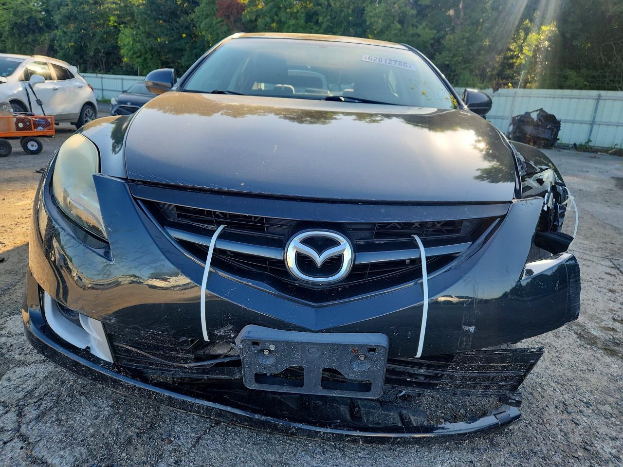 2012 Mazda 6 I Gray vin: 1YVHZ8DH7C5M22498