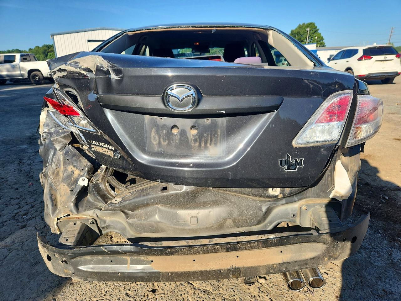 2012 Mazda 6 I Gray vin: 1YVHZ8DH7C5M22498