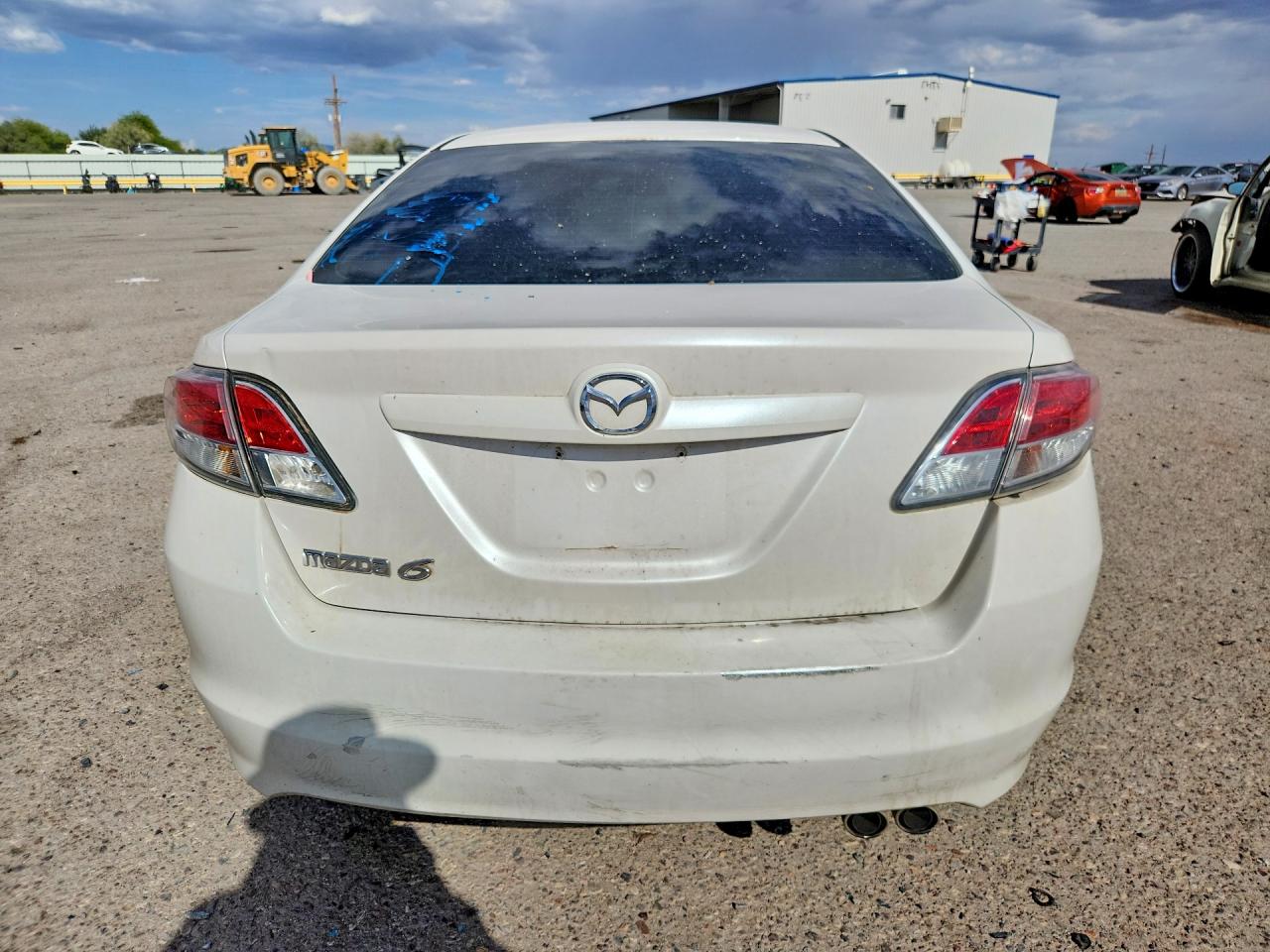 2012 Mazda 6 I White vin: 1YVHZ8DH7C5M31508