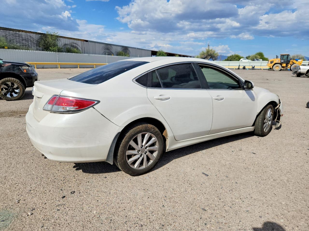 2012 Mazda 6 I White vin: 1YVHZ8DH7C5M31508