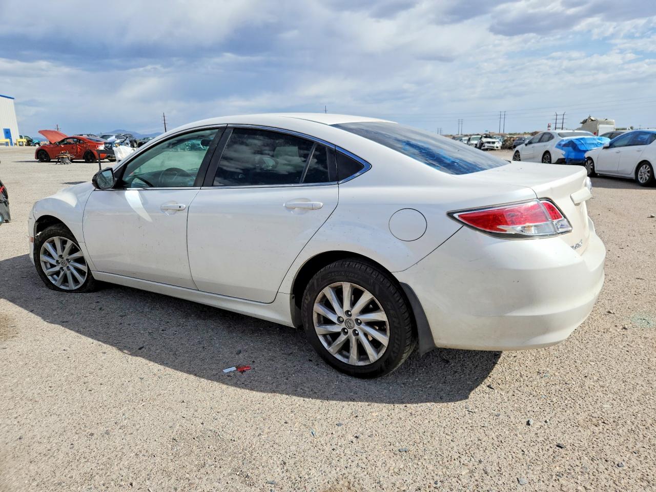 2012 Mazda 6 I White vin: 1YVHZ8DH7C5M31508