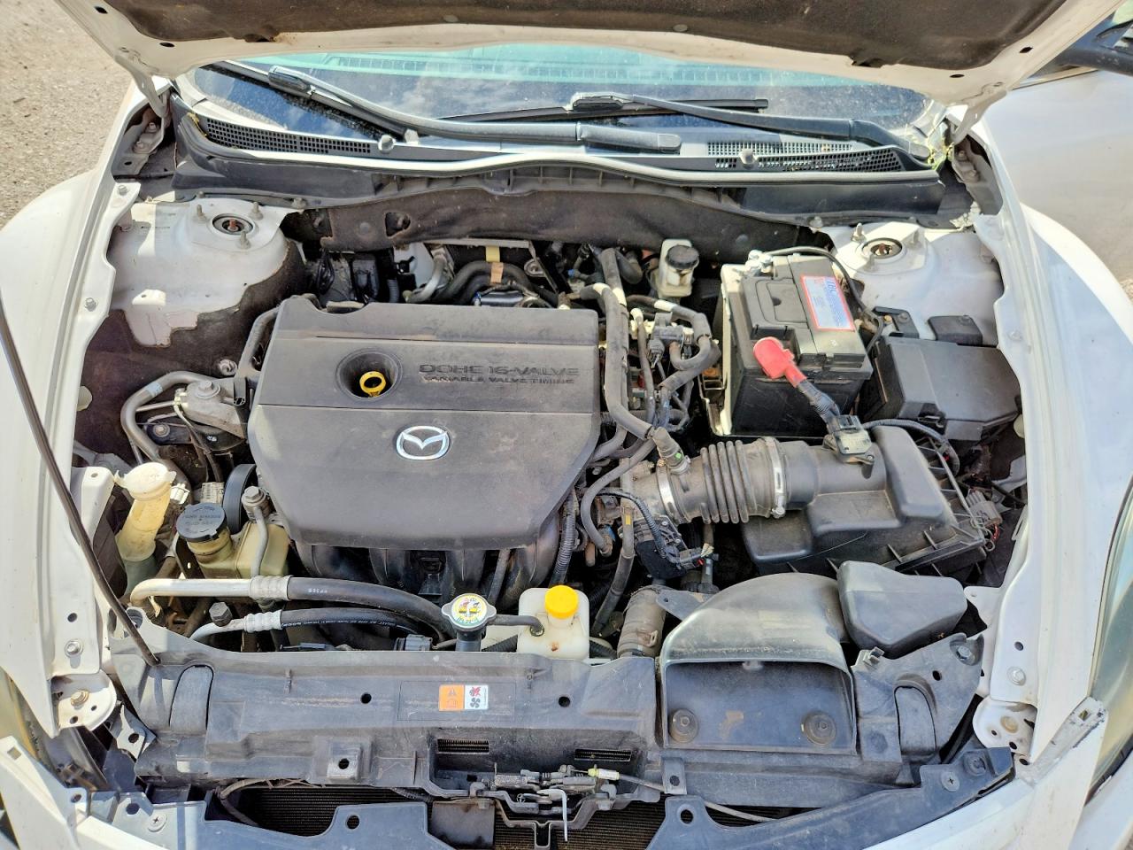2012 Mazda 6 I White vin: 1YVHZ8DH7C5M31508