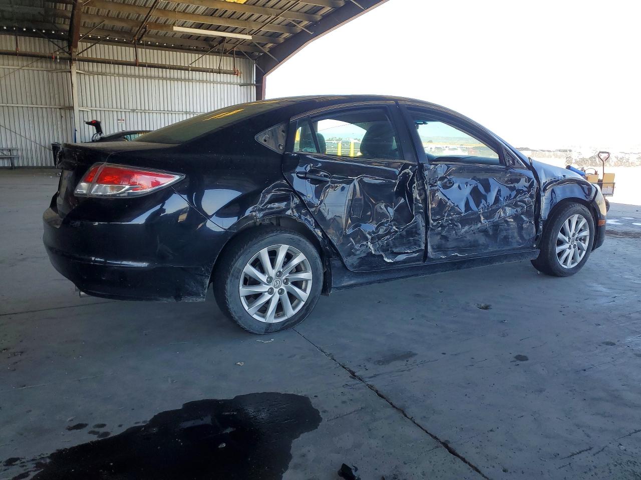 2012 Mazda 6 I Black vin: 1YVHZ8DH7C5M32576