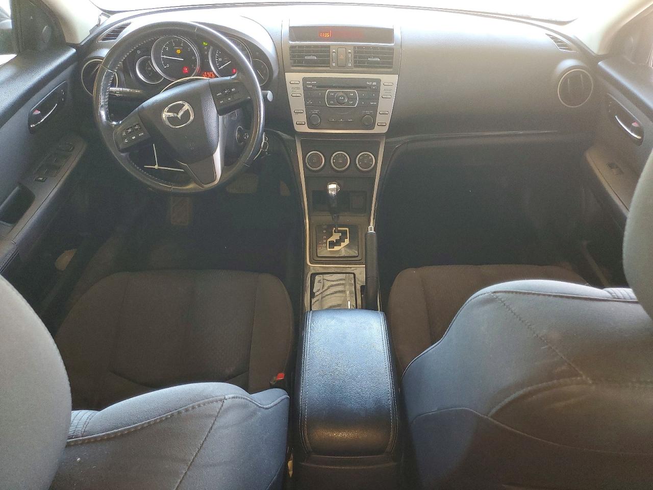 2012 Mazda 6 I Black vin: 1YVHZ8DH7C5M32576