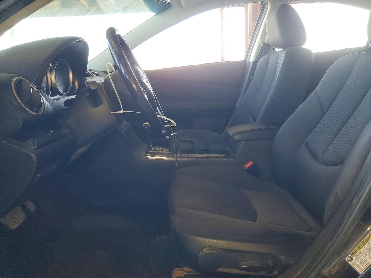 2012 Mazda 6 I Black vin: 1YVHZ8DH7C5M32576