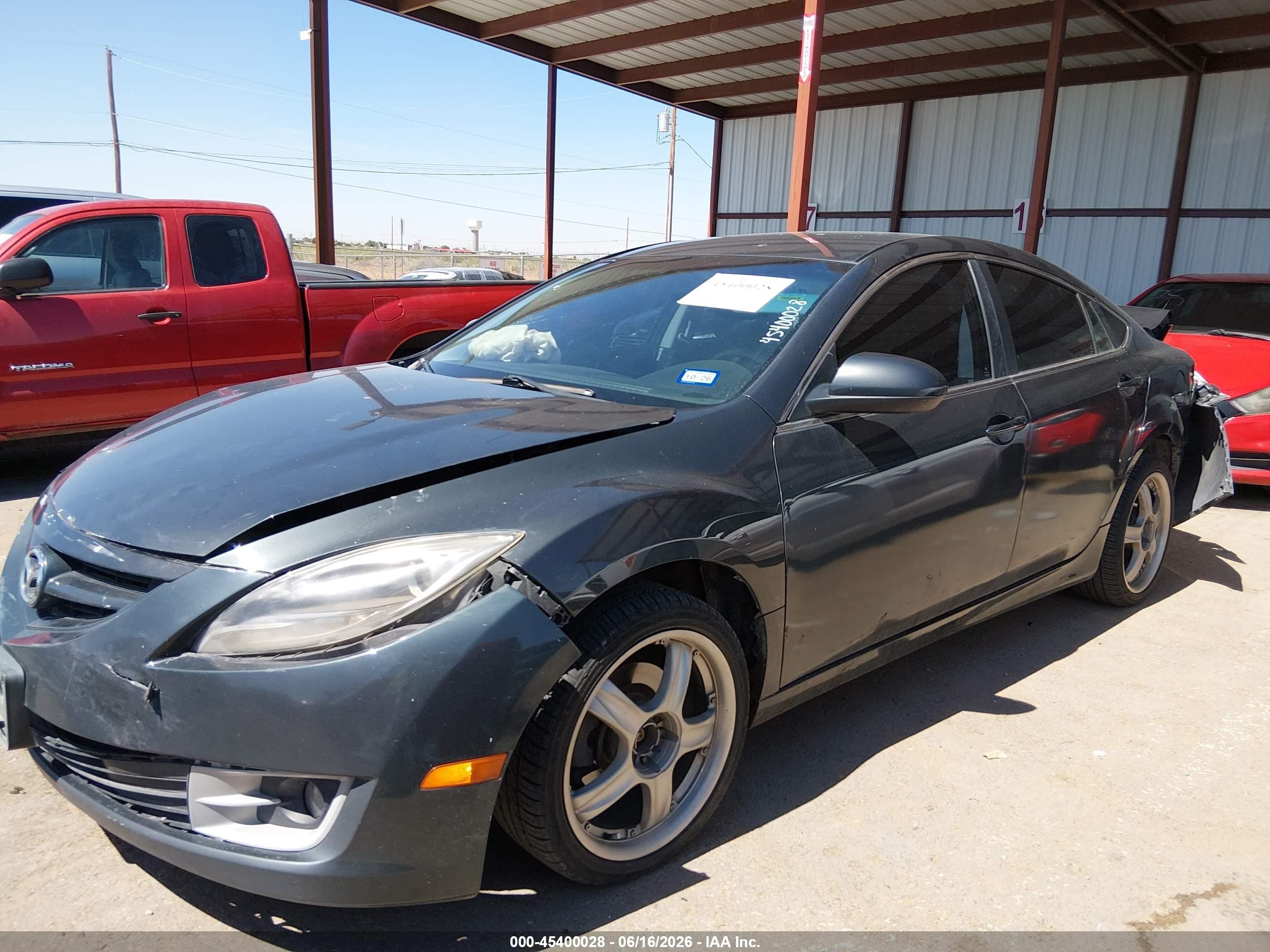 2012 Mazda Mazda6 I Touring Gray vin: 1YVHZ8DH7C5M37034