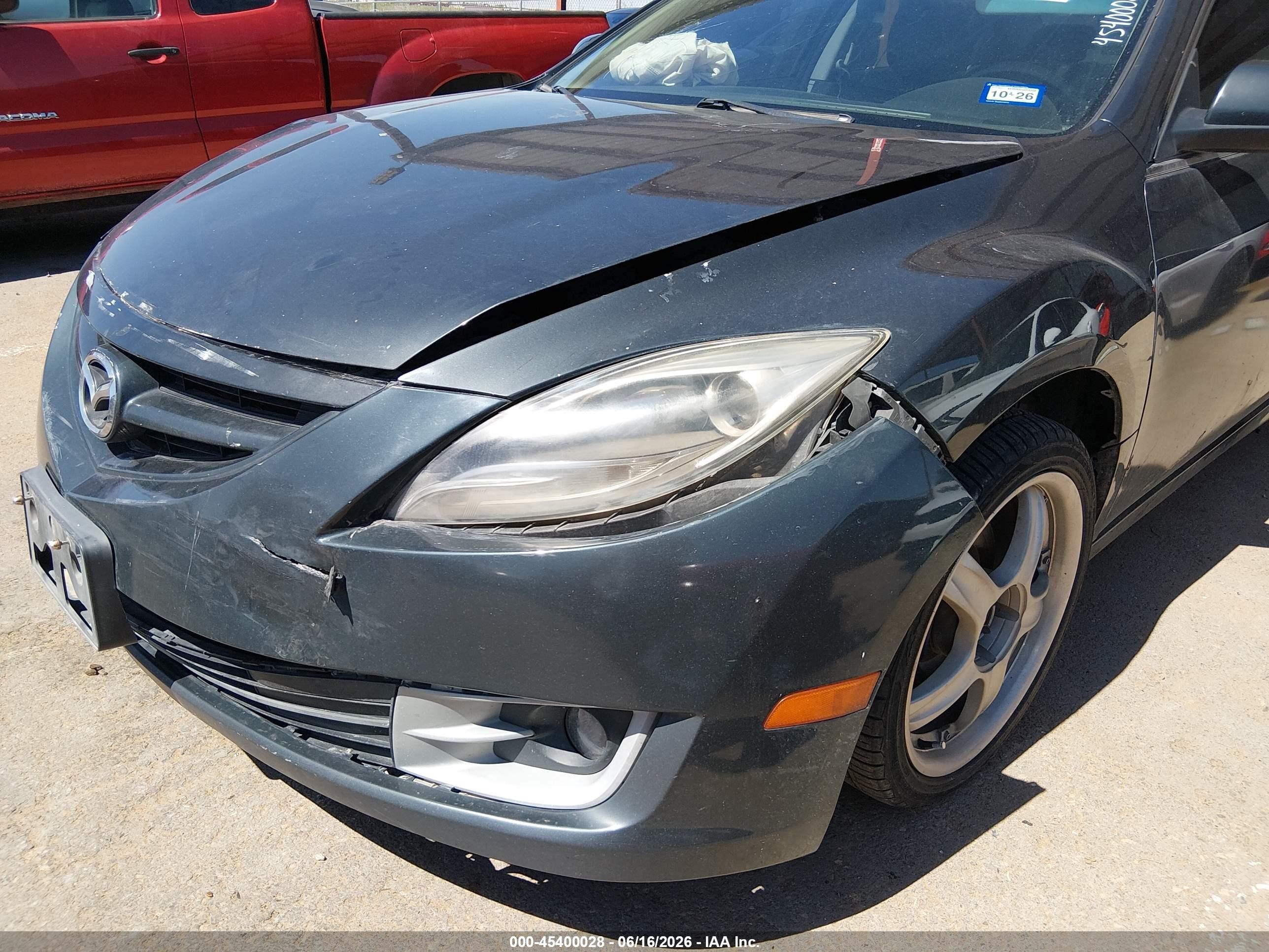 2012 Mazda Mazda6 I Touring Gray vin: 1YVHZ8DH7C5M37034
