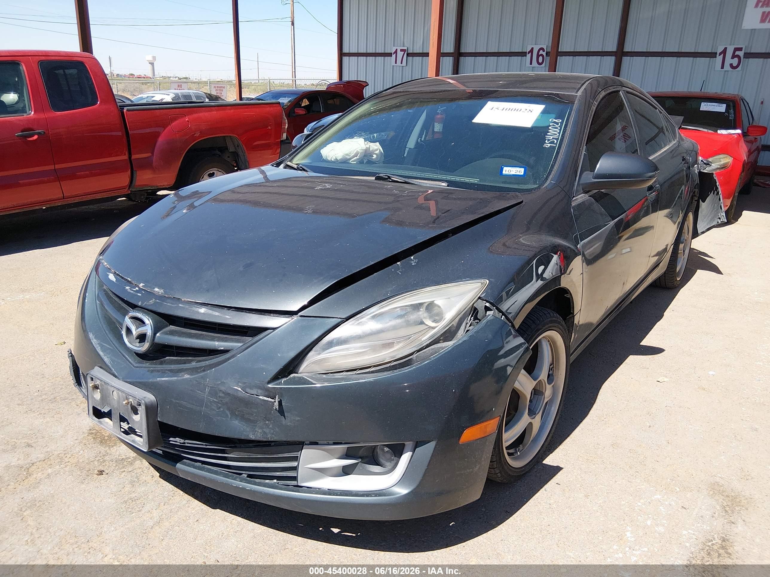 2012 Mazda Mazda6 I Touring Gray vin: 1YVHZ8DH7C5M37034