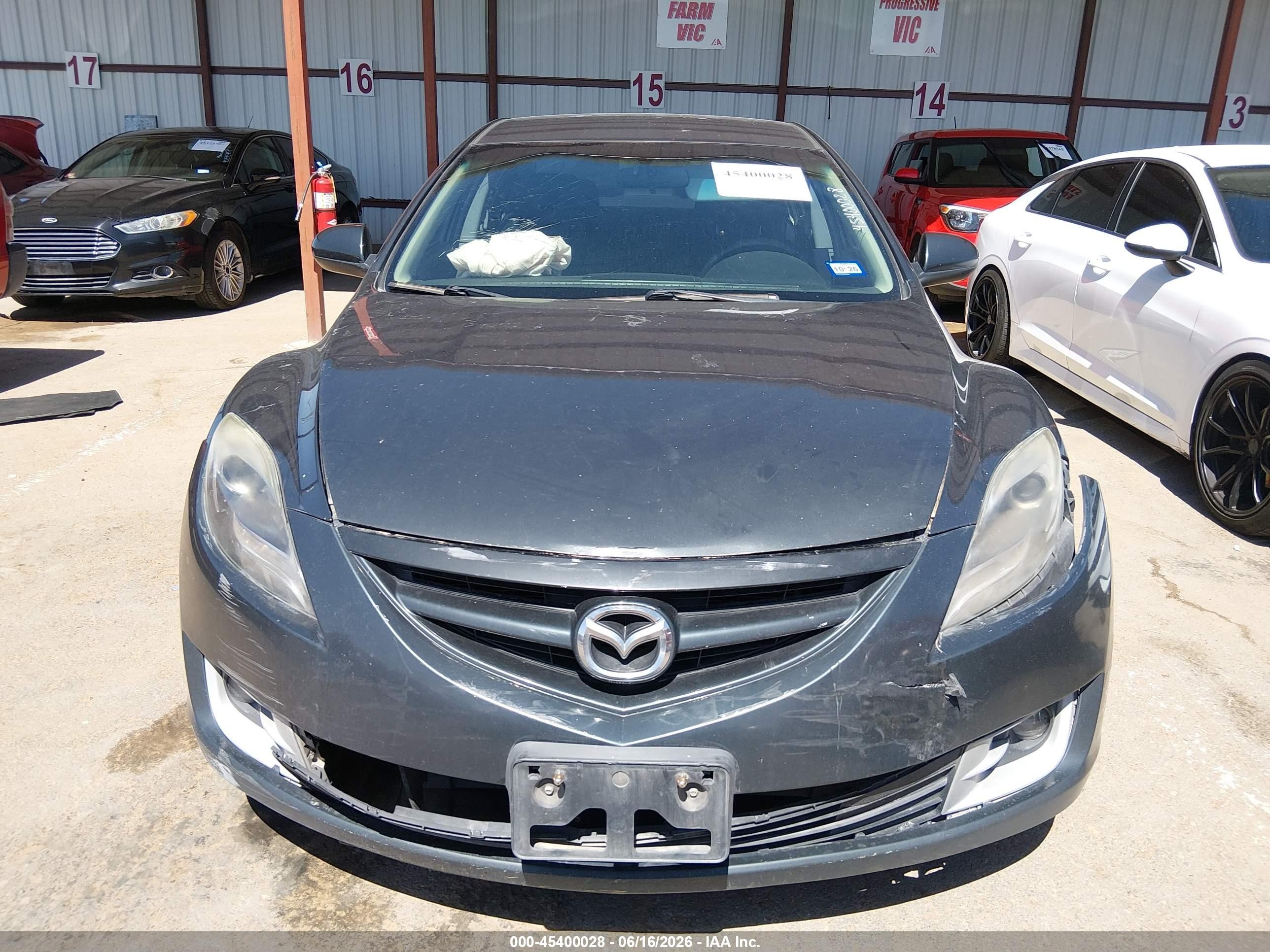 2012 Mazda Mazda6 I Touring Gray vin: 1YVHZ8DH7C5M37034