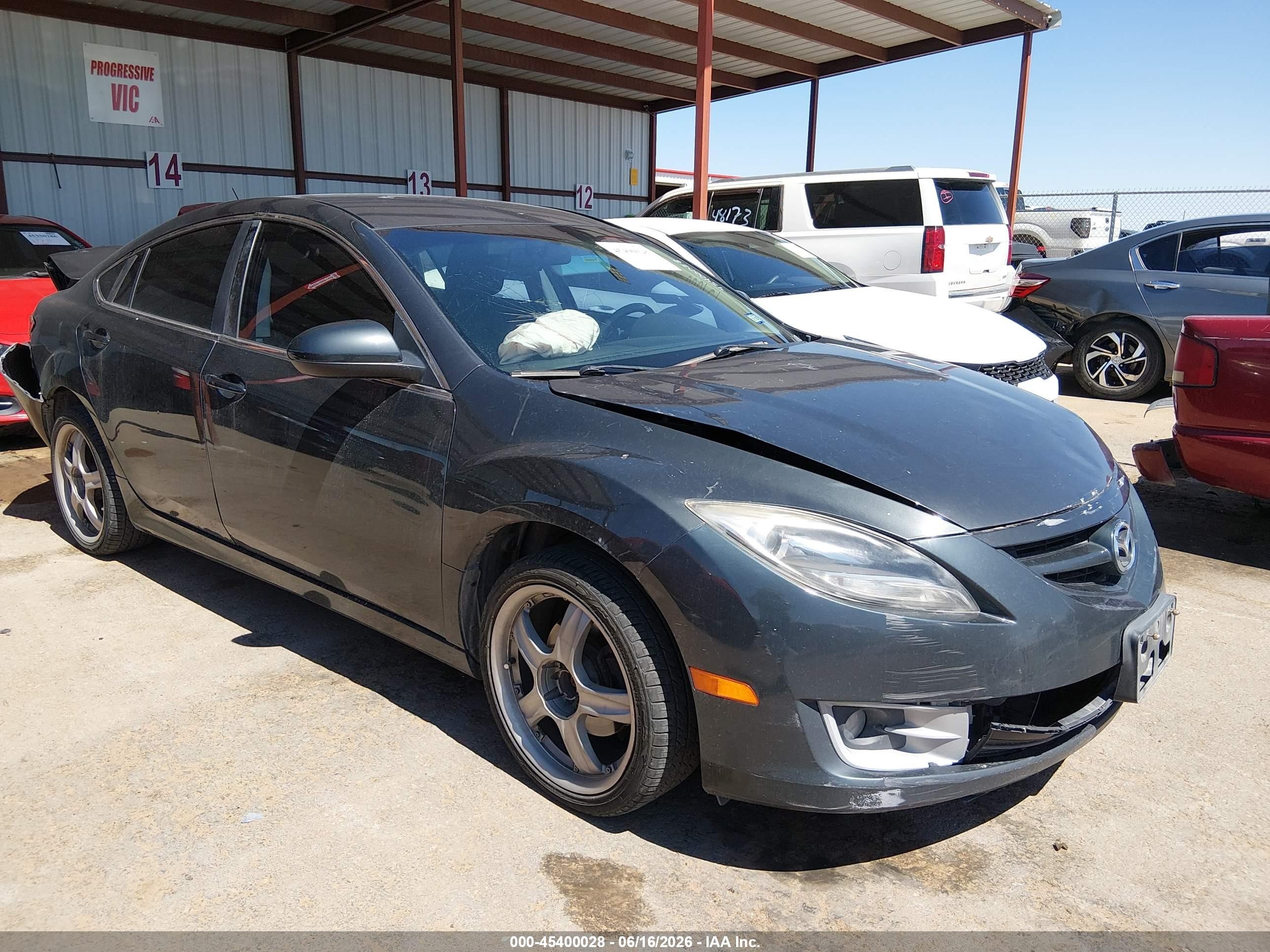2012 Mazda Mazda6 I Touring Gray vin: 1YVHZ8DH7C5M37034