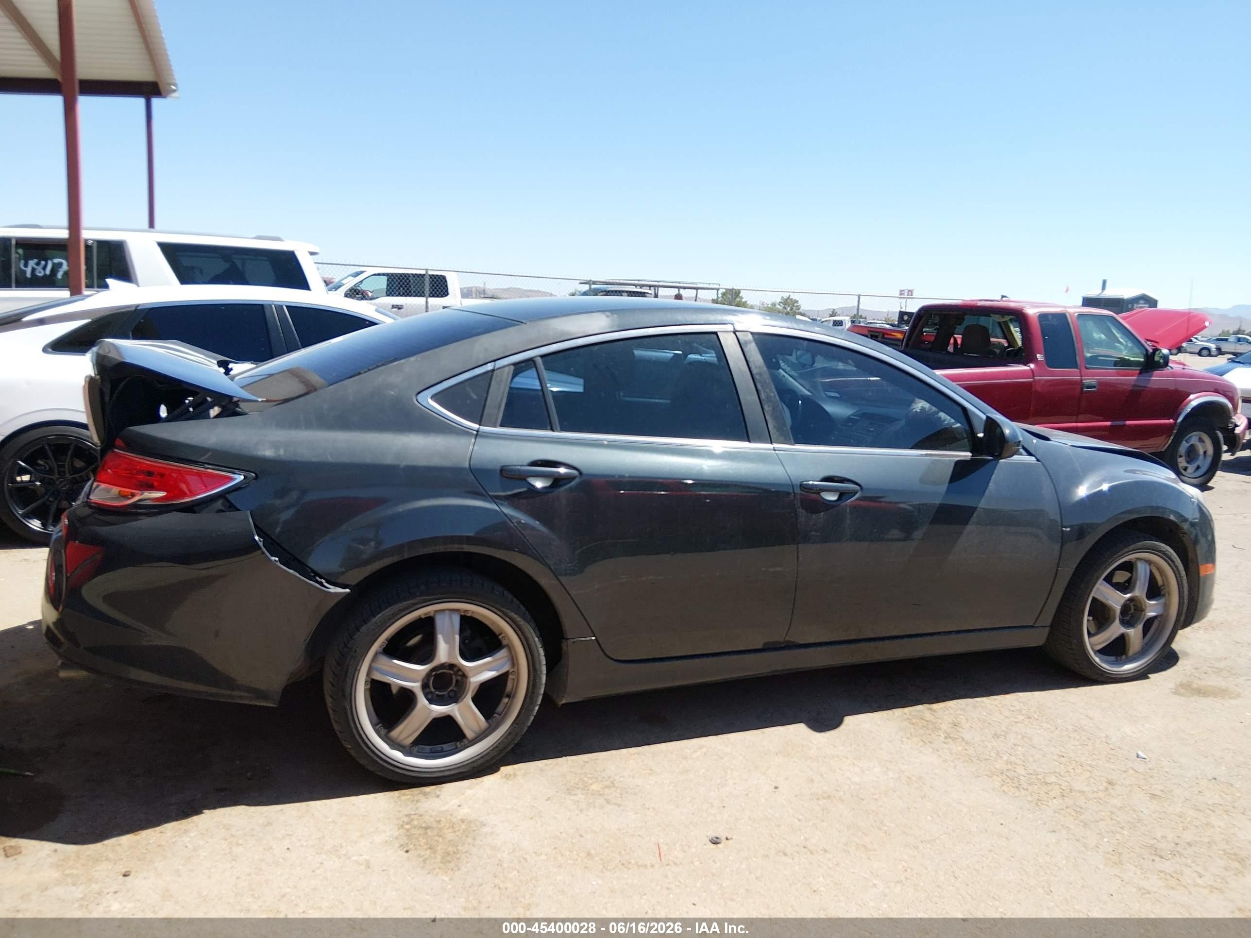 2012 Mazda Mazda6 I Touring Gray vin: 1YVHZ8DH7C5M37034