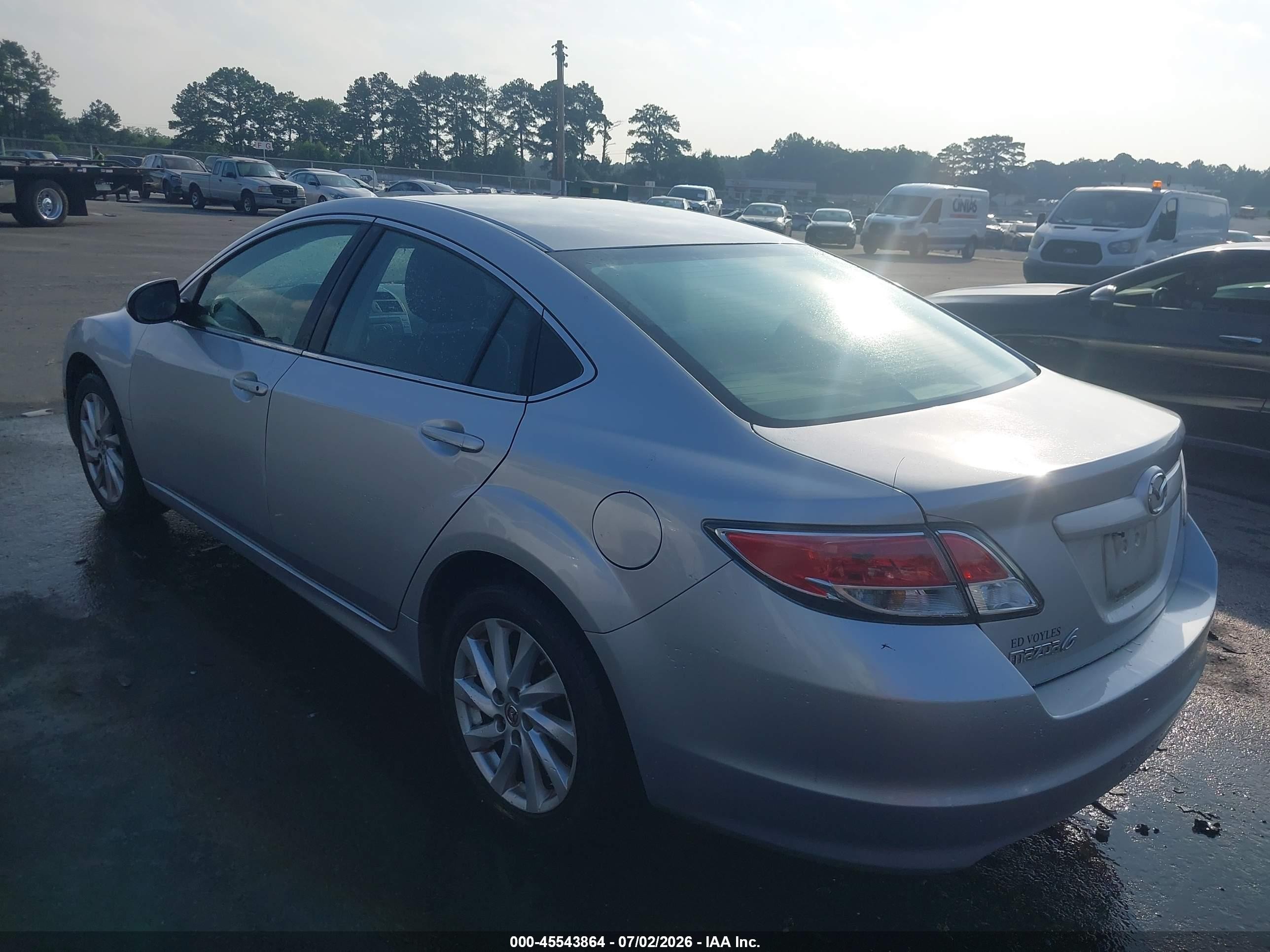 2012 Mazda Mazda6 I Touring Silver vin: 1YVHZ8DH8C5M22185