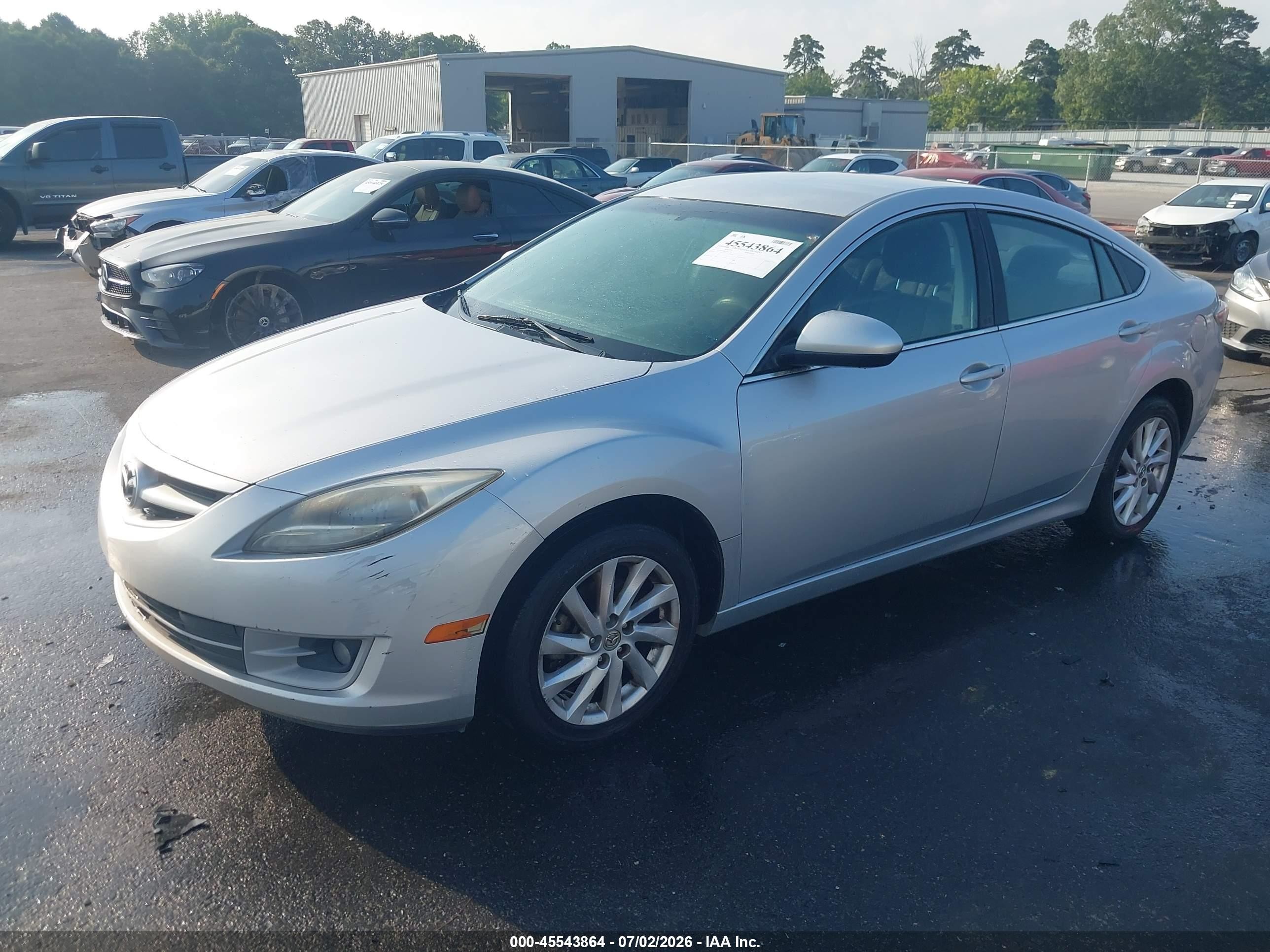 2012 Mazda Mazda6 I Touring Silver vin: 1YVHZ8DH8C5M22185
