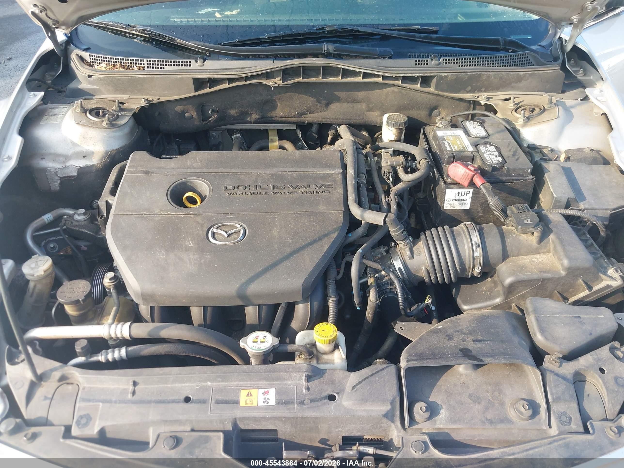 2012 Mazda Mazda6 I Touring Silver vin: 1YVHZ8DH8C5M22185