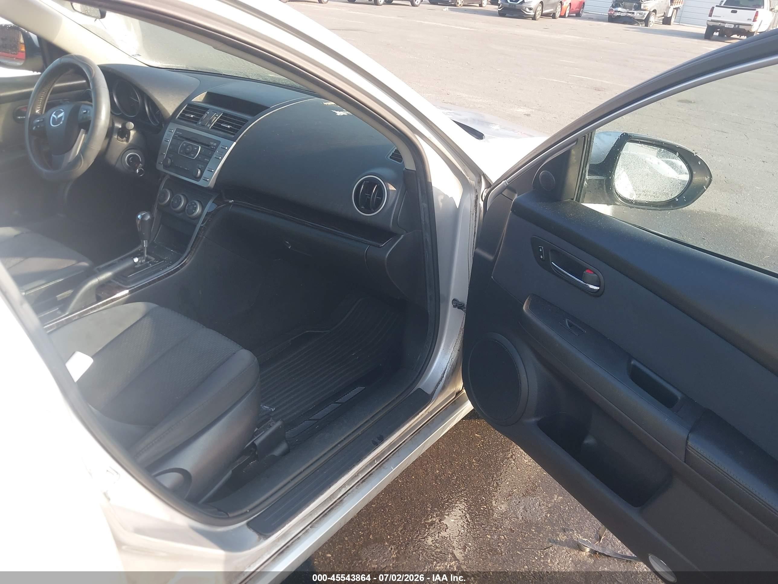 2012 Mazda Mazda6 I Touring Silver vin: 1YVHZ8DH8C5M22185
