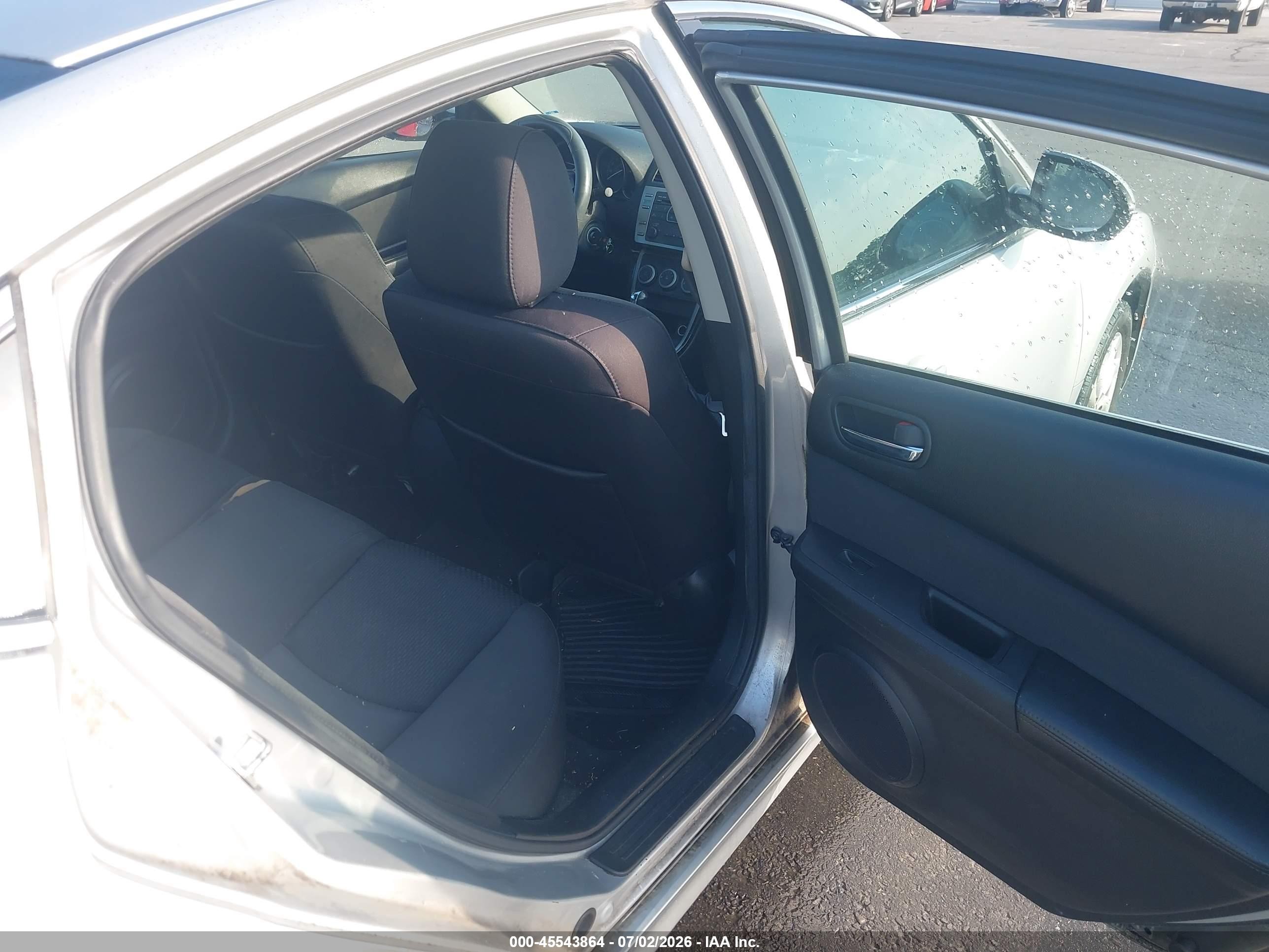 2012 Mazda Mazda6 I Touring Silver vin: 1YVHZ8DH8C5M22185